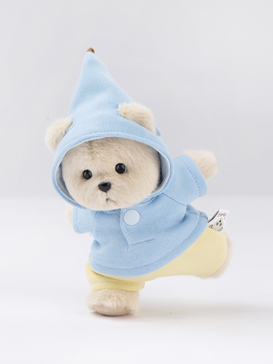Мягкая игрушка TeddyTales Медведь с костюмом-брелком - фото 5