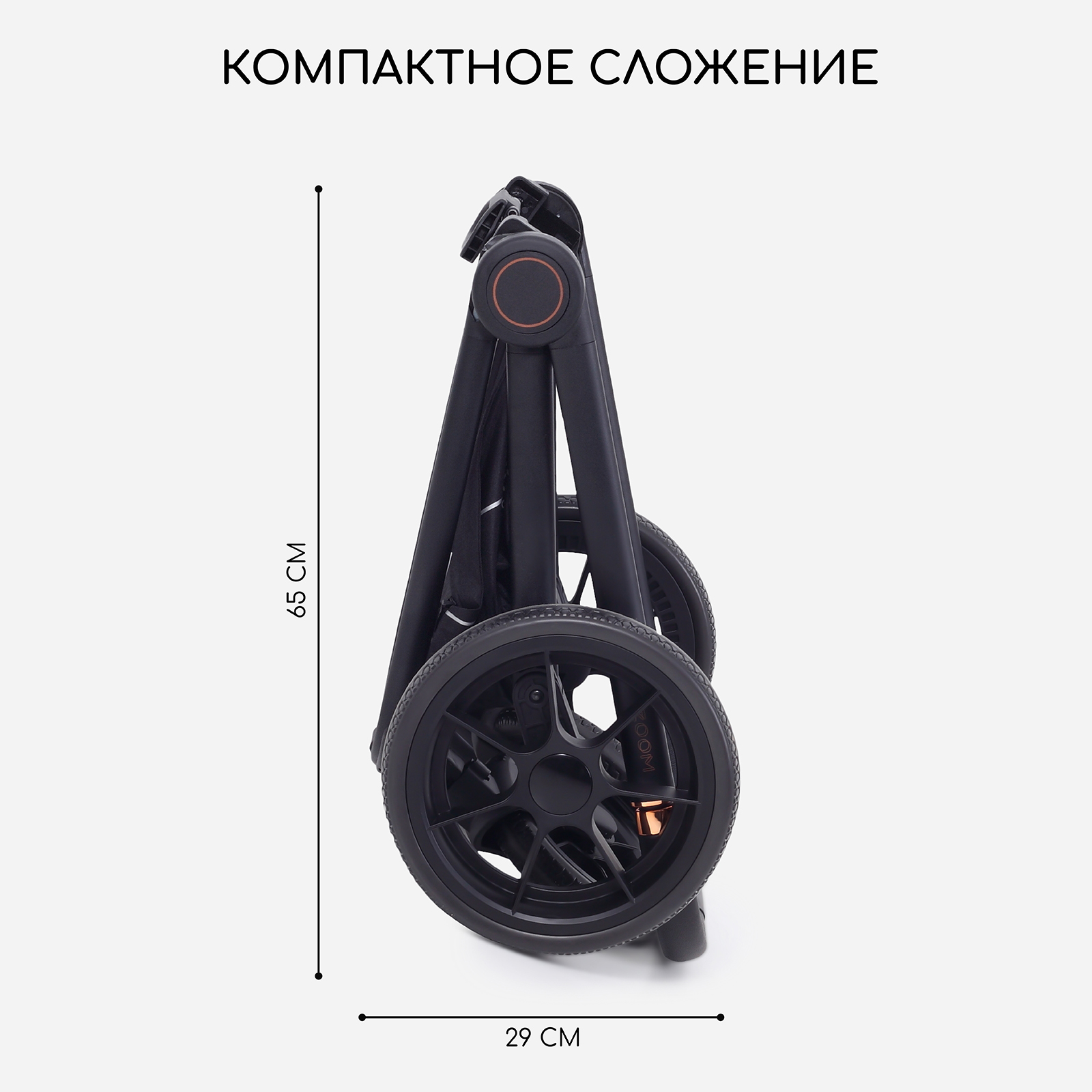 Коляска 2в1 MOWbaby Zoom light 2в1, green tea серый - фото 16