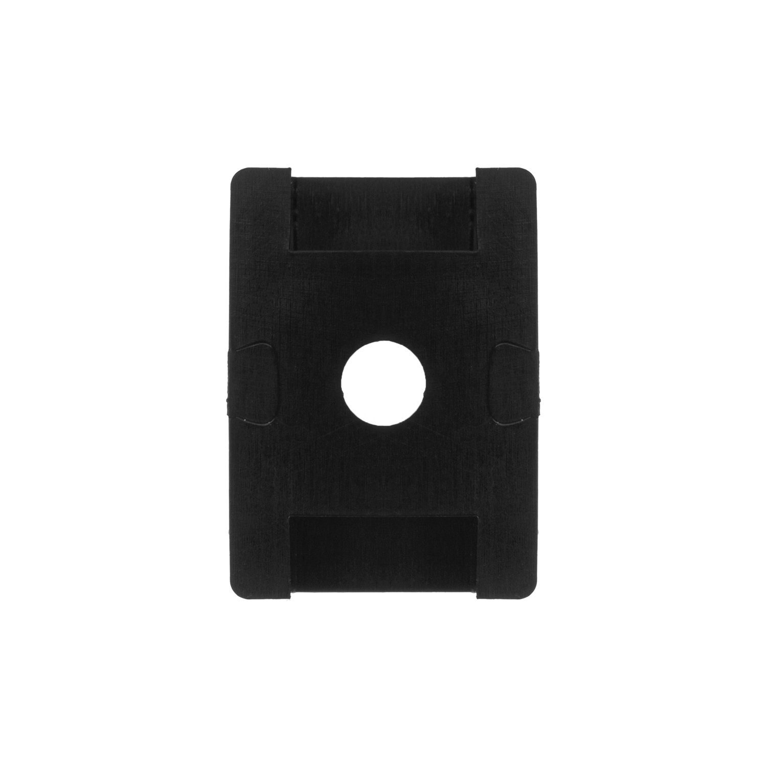 Площадка для крепления стяжки 22x16х4мм, черная (100 шт/уп) - фото 12