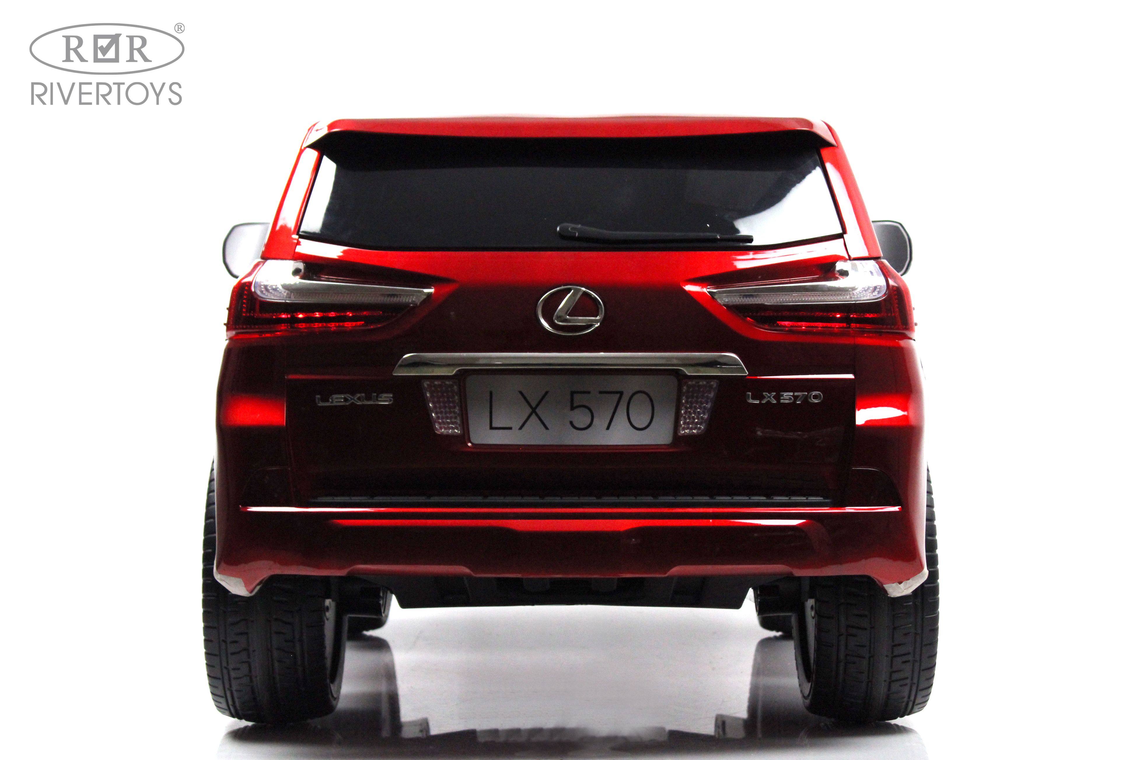 Электромобиль RIVERTOYS Lexus Y555YY-RED-GLANEC С пультом ДУ - фото 12