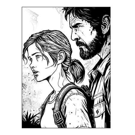 Книга Добро пожаловать в постапокалипсис Раскраска по мотивам игры The Last of Us