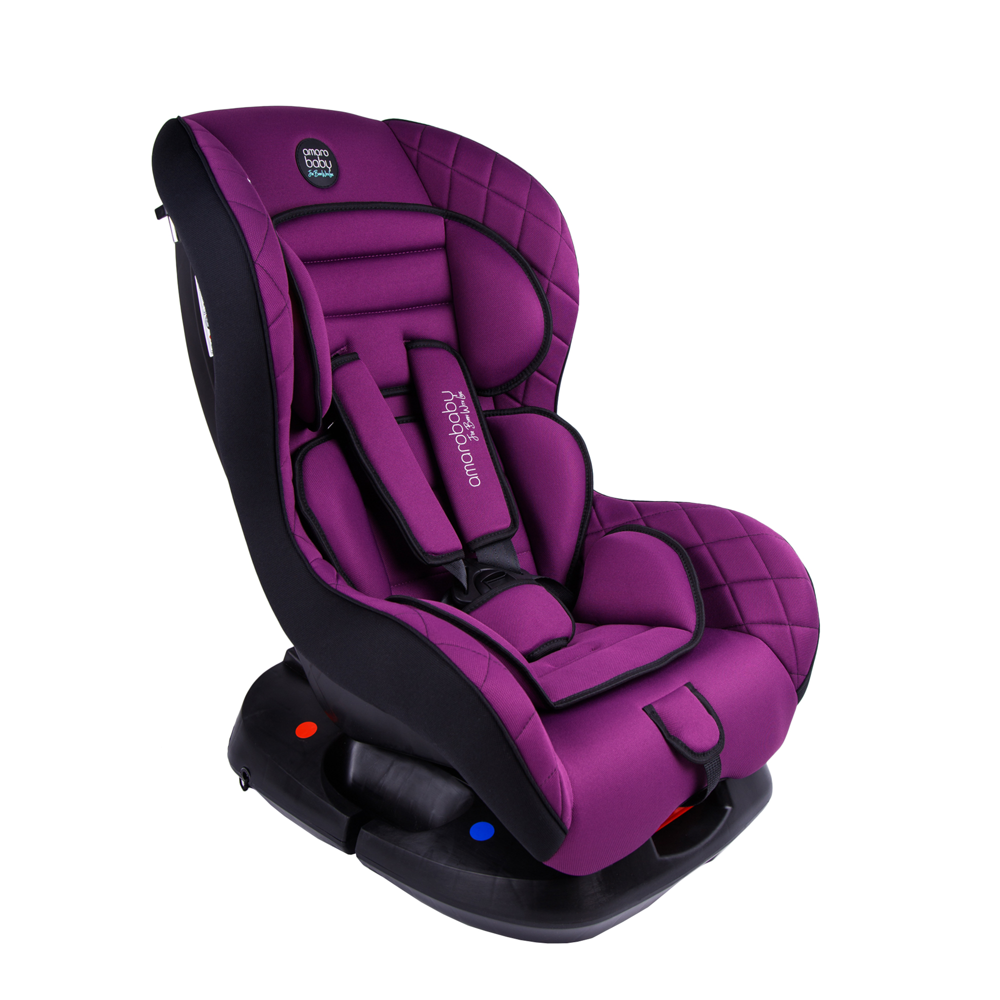 Автокресло Amarobaby Safety 0+/1 (0-18 кг) фиолетовый - фото 9