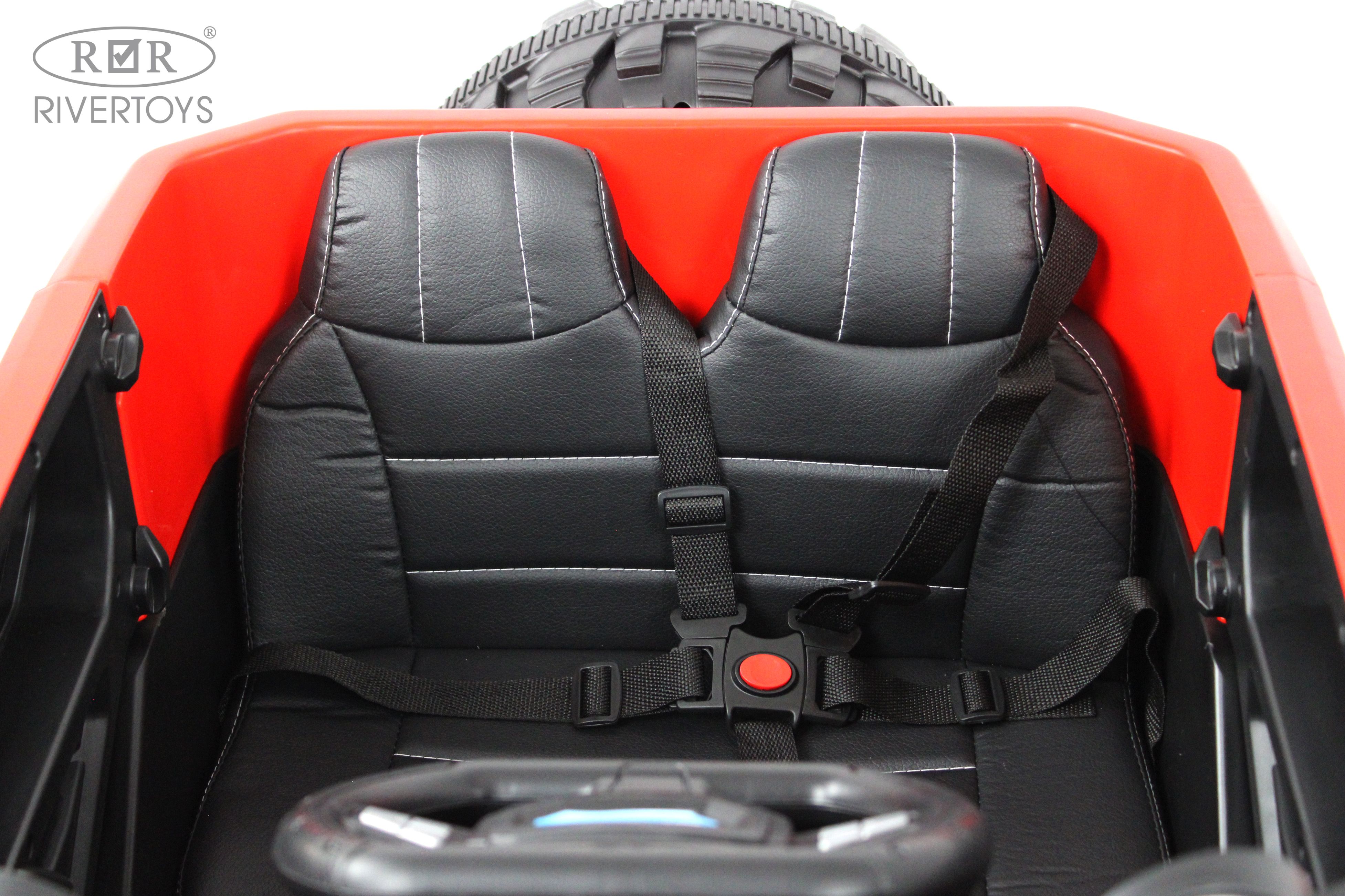 Электромобиль RIVERTOYS М222БХ-RED С пультом ДУ - фото 18