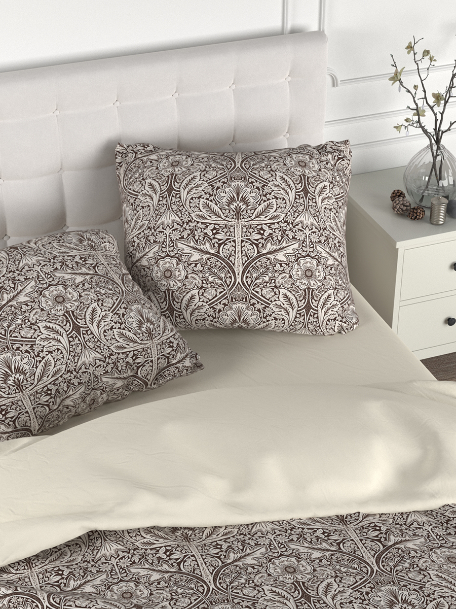 Комплект постельного белья для SNOFF Джина сатин двуспальный 4 предм. - фото 2