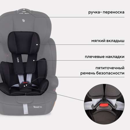 Автокресло Rant Basic Spark Black 1/2/3 (9-36 кг)