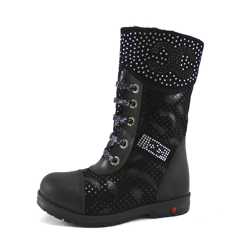 Сапоги Europen 200-62-82-СВ EUROPEN Сапоги зимние для девочки,черный - фото 1