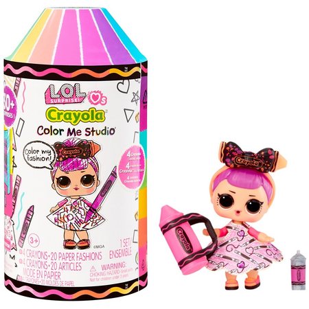 Кукла мини L.O.L. Surprise! Crayola высота 8 см