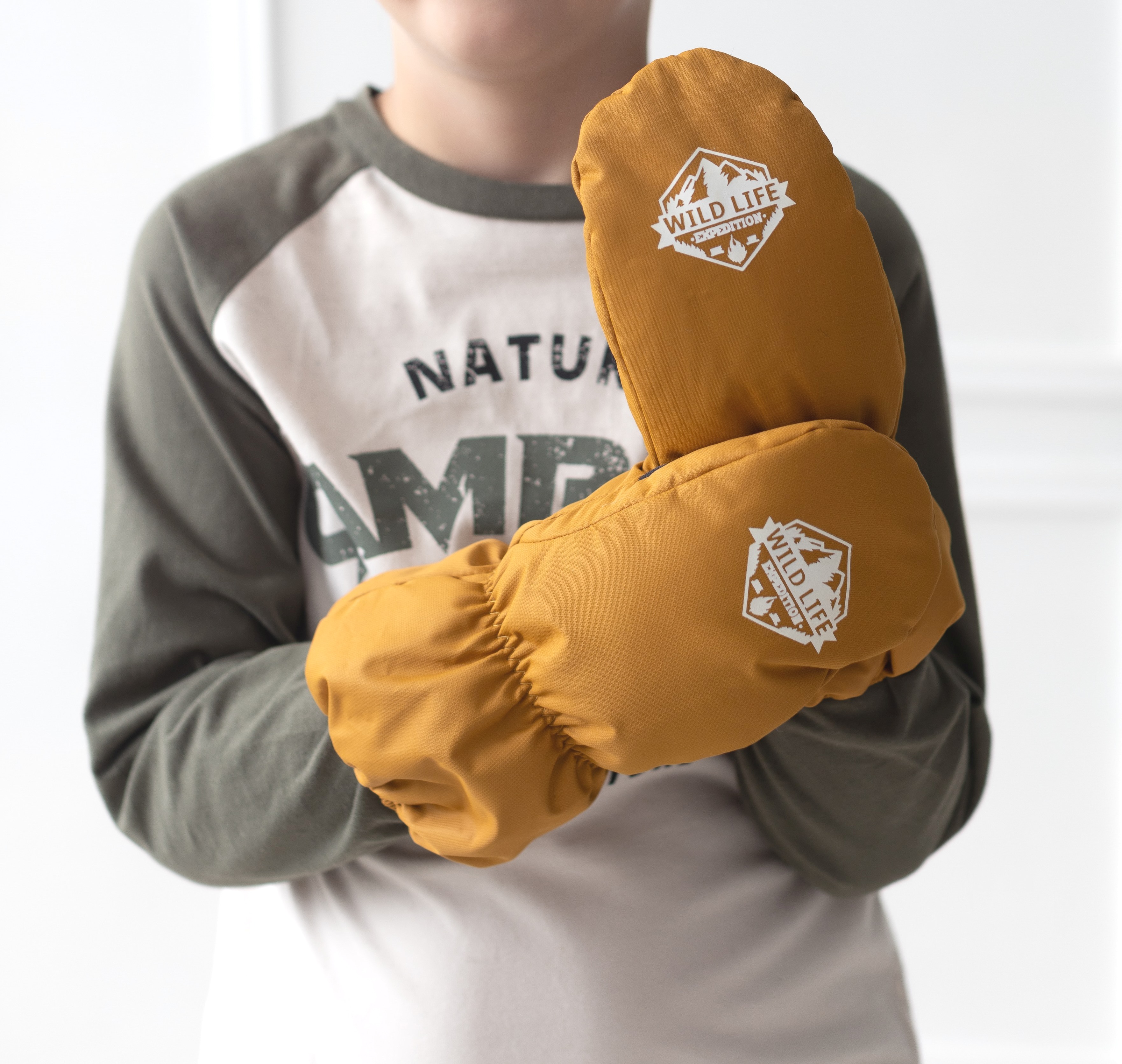 Варежки ARCTICMAGIC Р-308горчичный - фото 2