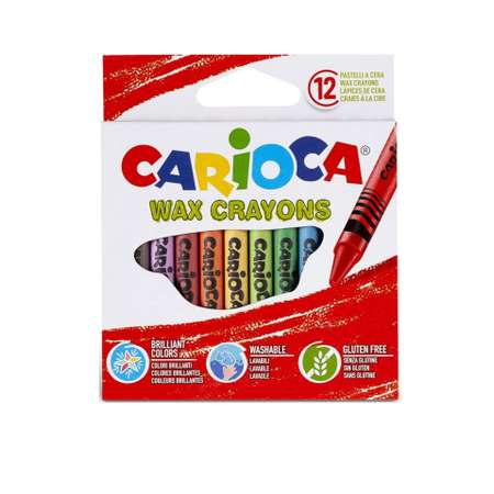 Восковые мелки CARIOCA 12 шт.