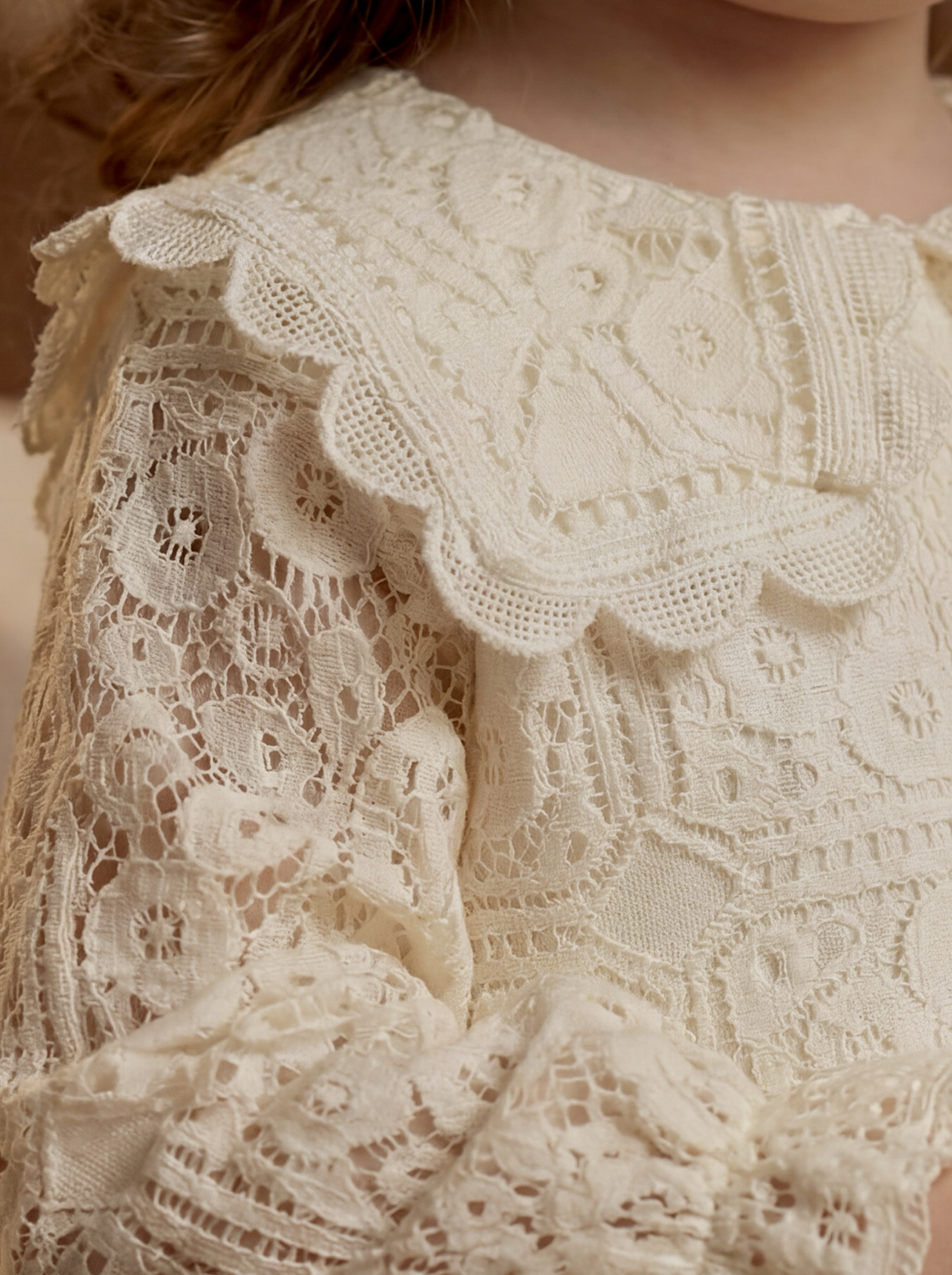 Платье Artcher Платье007Кружевное_бежевое - фото 4