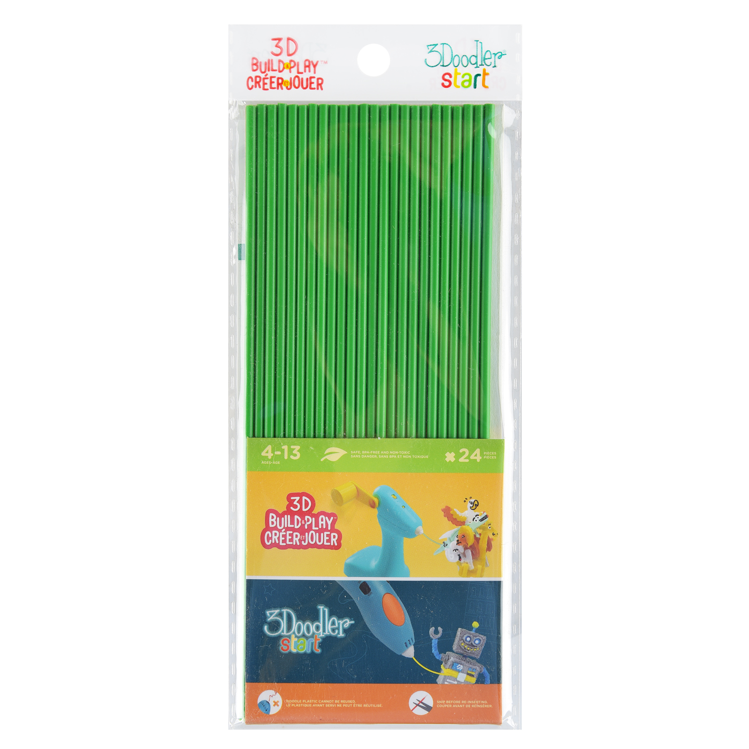 Пластик 3Doodler Star Зеленый - фото 1