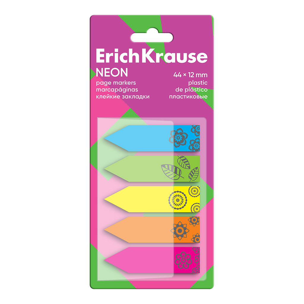 Стикер-закладка ErichKrause Неон - фото 1