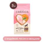 Корм для кошек Carnica 5кг с индейкой рисом и овощами сухой