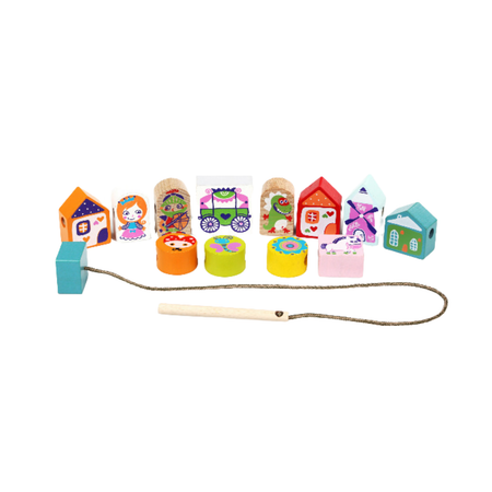 Игрушка Cubika шнуровка