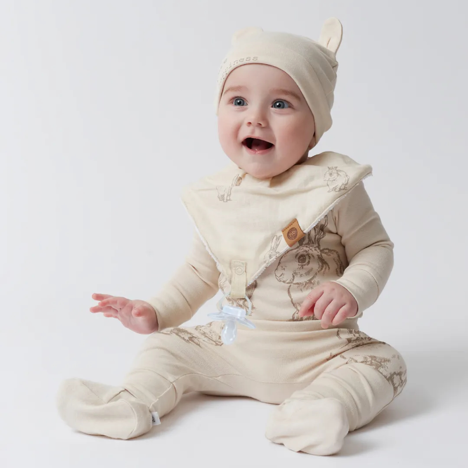 Нагрудник Happy Baby текстиль - фото 6