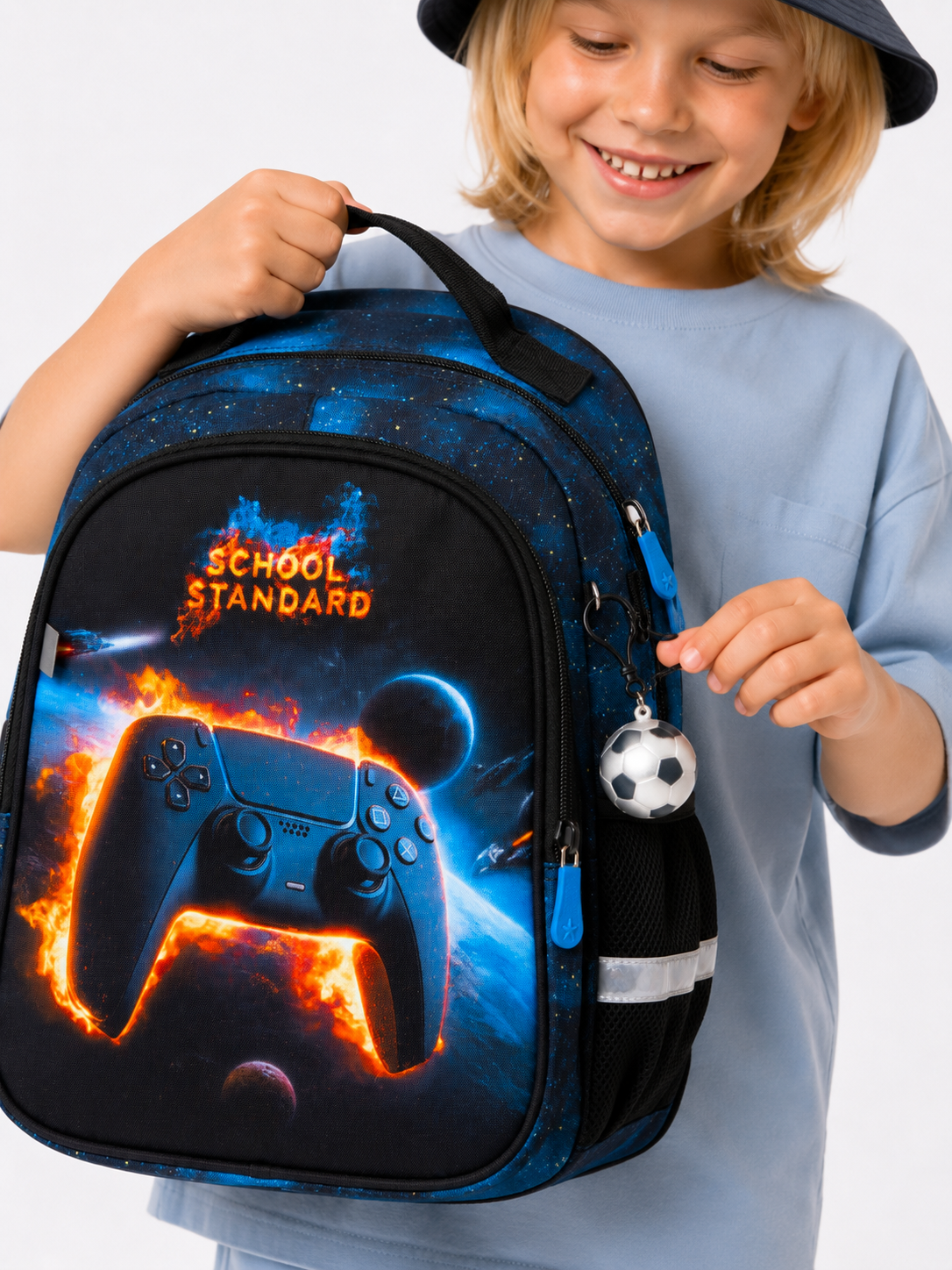 Рюкзак School Standard школьный для мальчика+брелок - фото 3