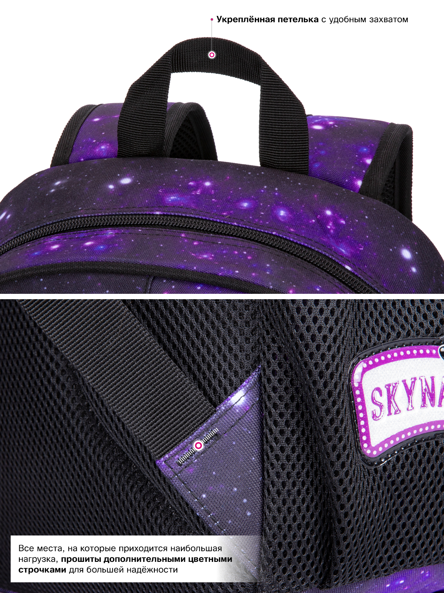 Рюкзак SkyName 17л анатомическая спинка+мишка - фото 12