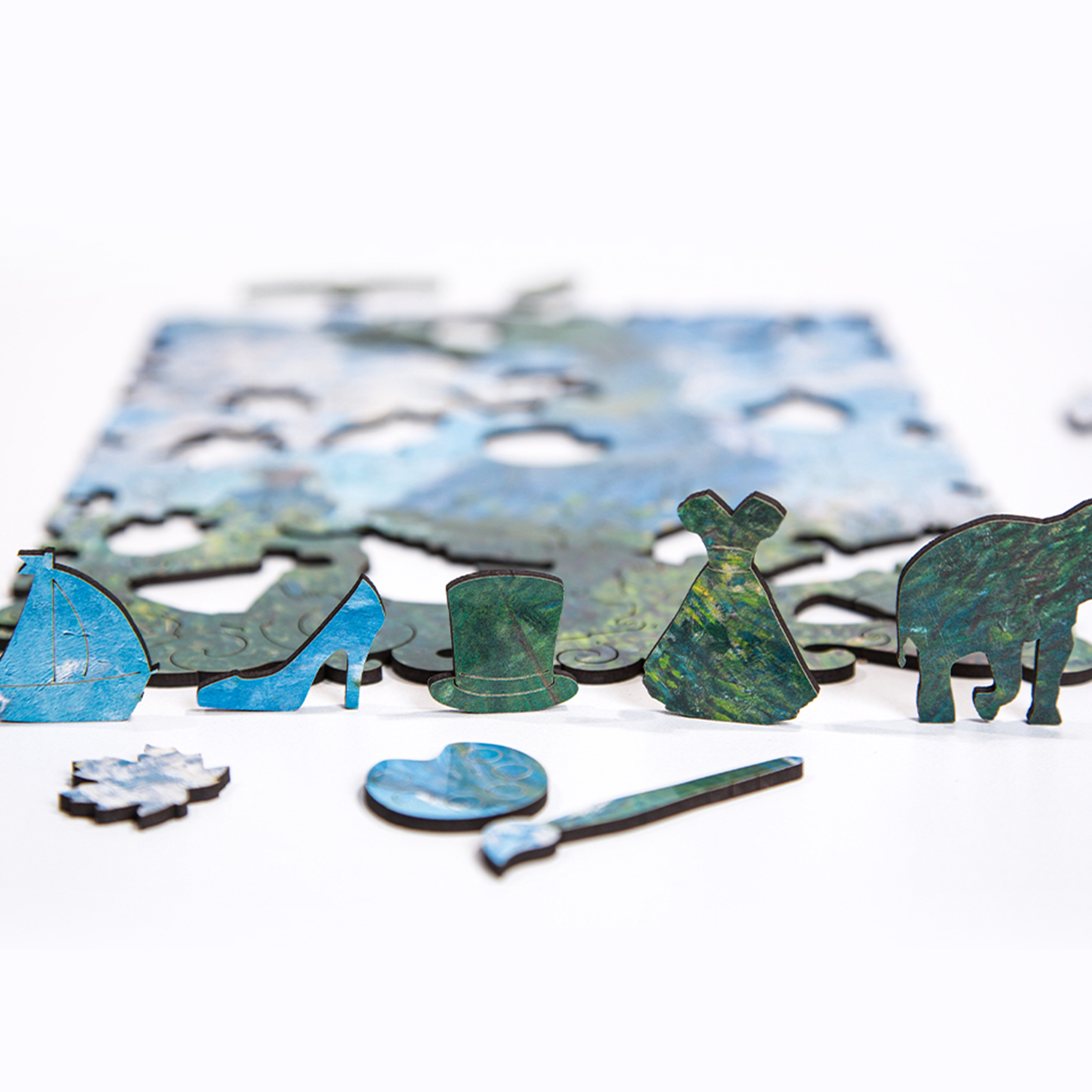 Пазл 1TOY Дама с зонтиком деревянный - фото 3