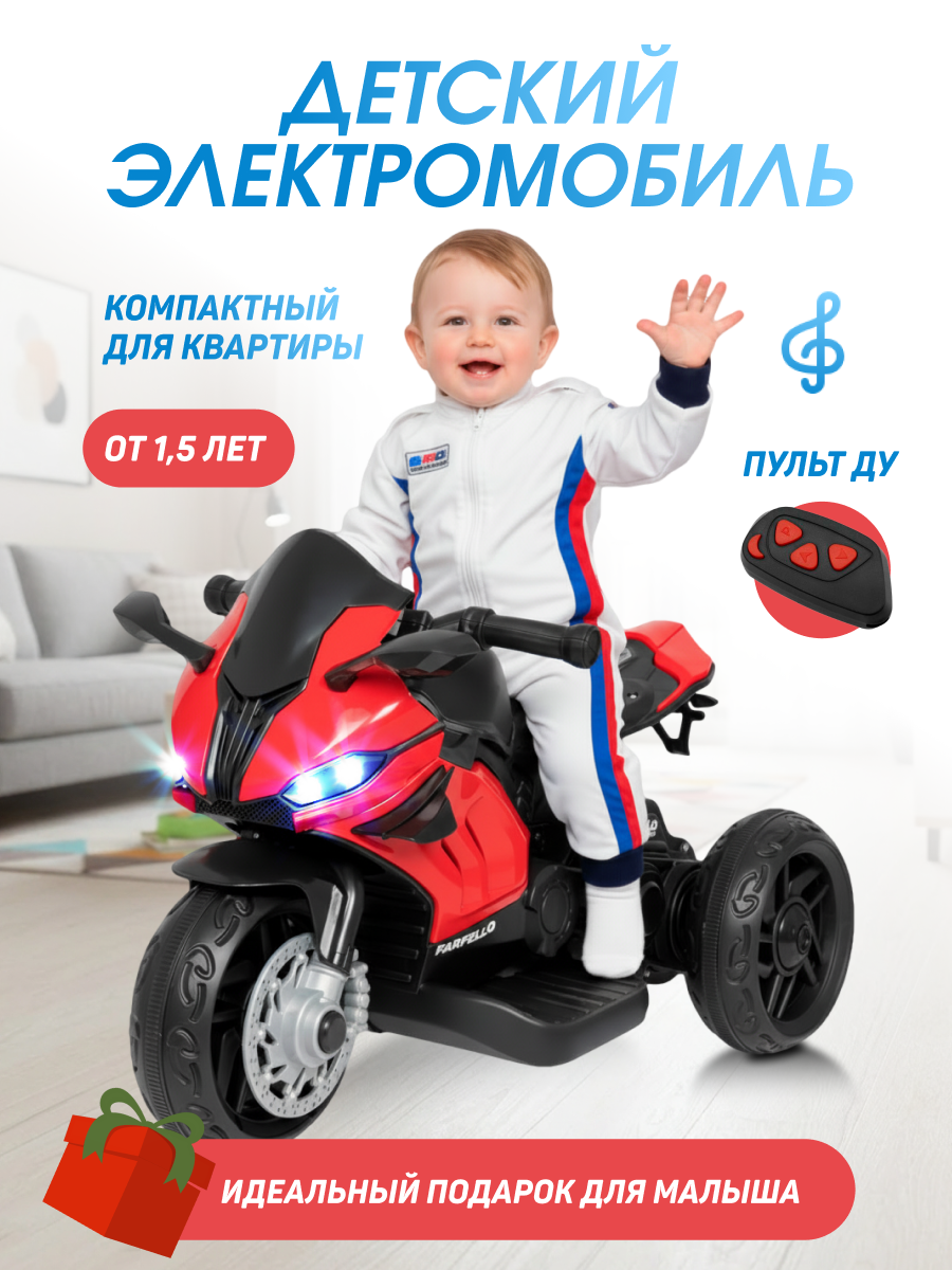 Электромотоцикл Farfello TR675 С пультом ДУ - фото 2