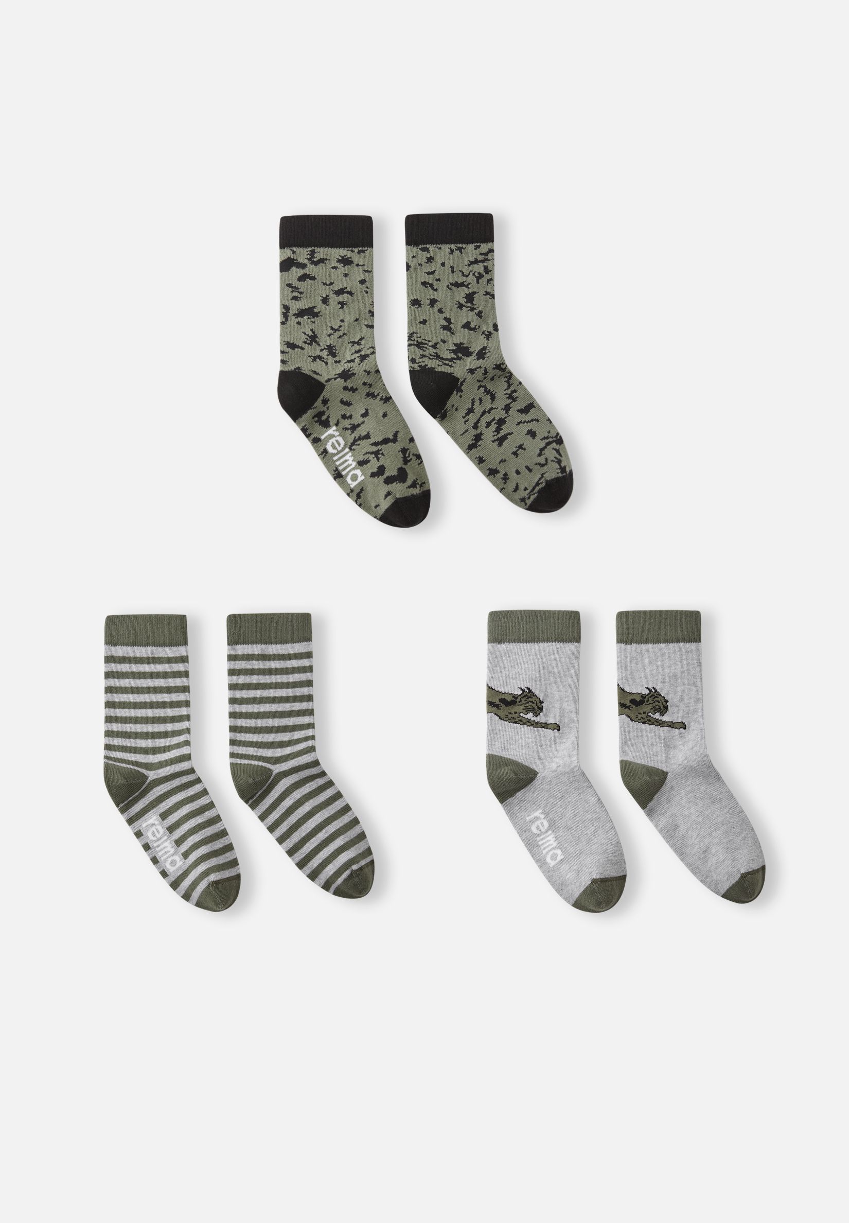 Носки 3 пары Reima 5300132A-9991 - фото 2