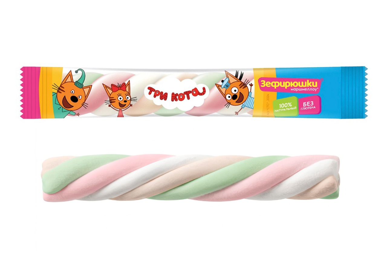 Изображение товара Зефир воздушный Зефирюшки Три Кота 15г от 3лет