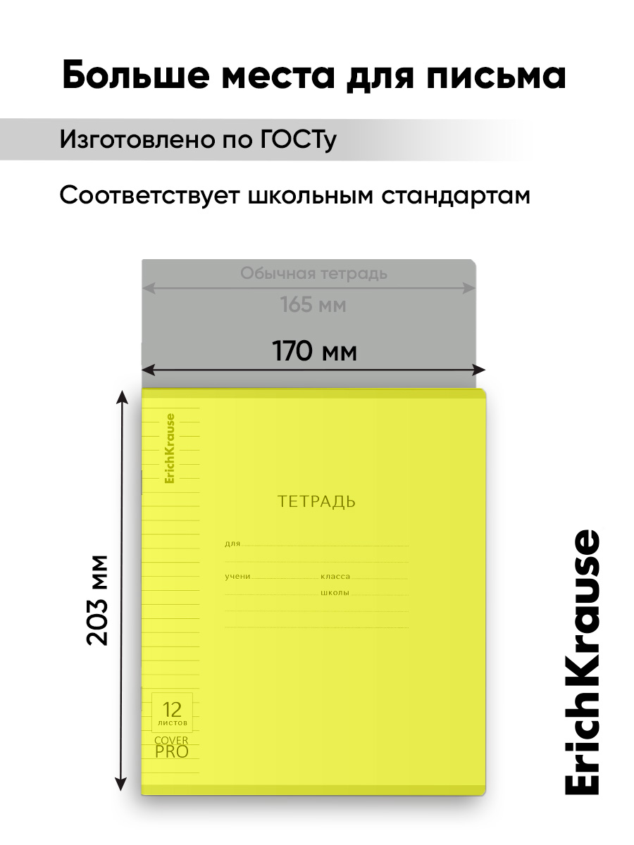 Тетрадь ErichKrause линейка 12 лист. 10 шт. - фото 9