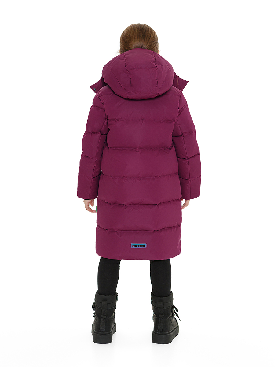 Пальто пуховое Arctiline Эми-3 3788-3 DW-23 Ежевика - фото 3