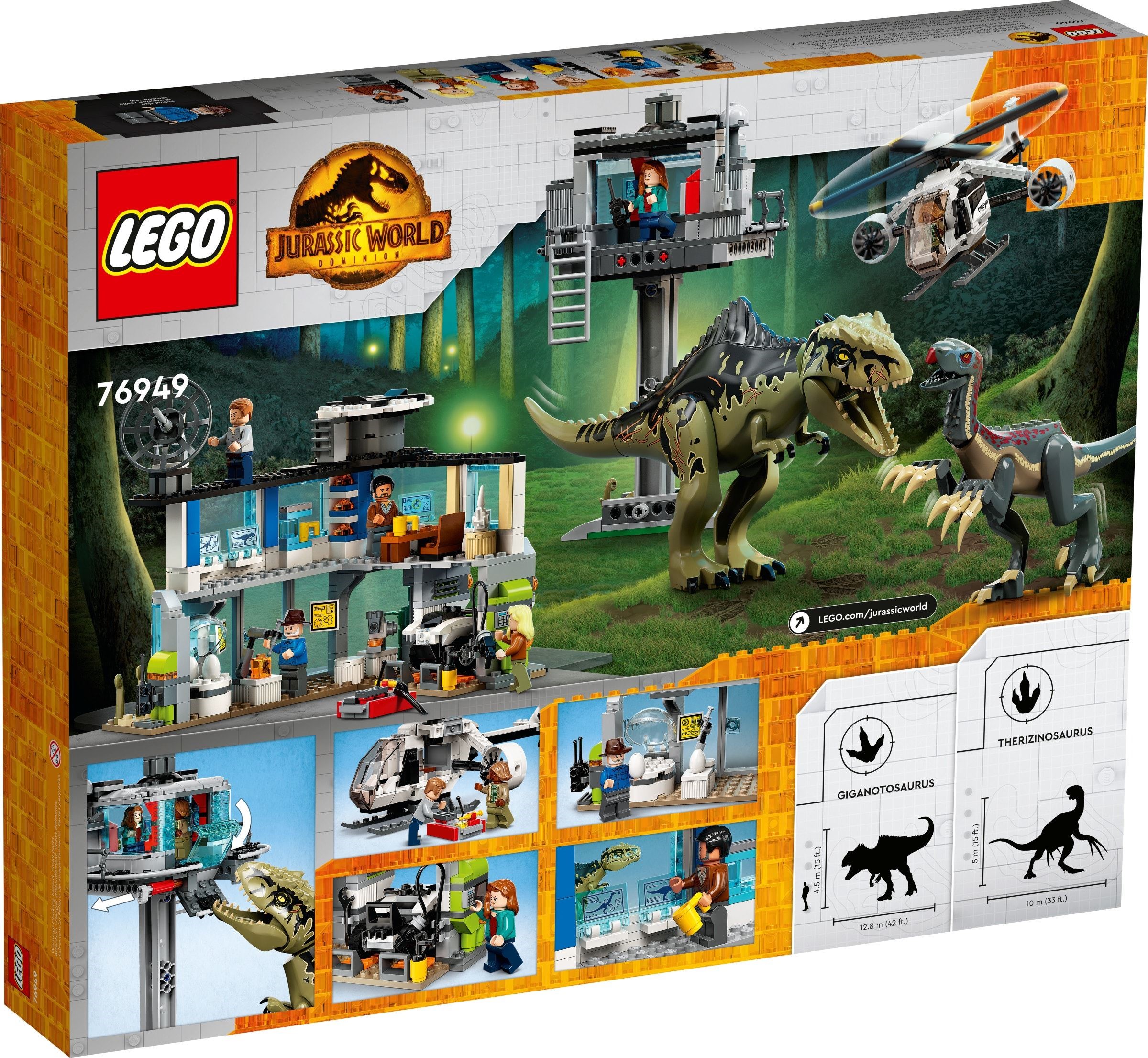 Конструктор LEGO Jurassic World 76949 810 дет. - фото 10