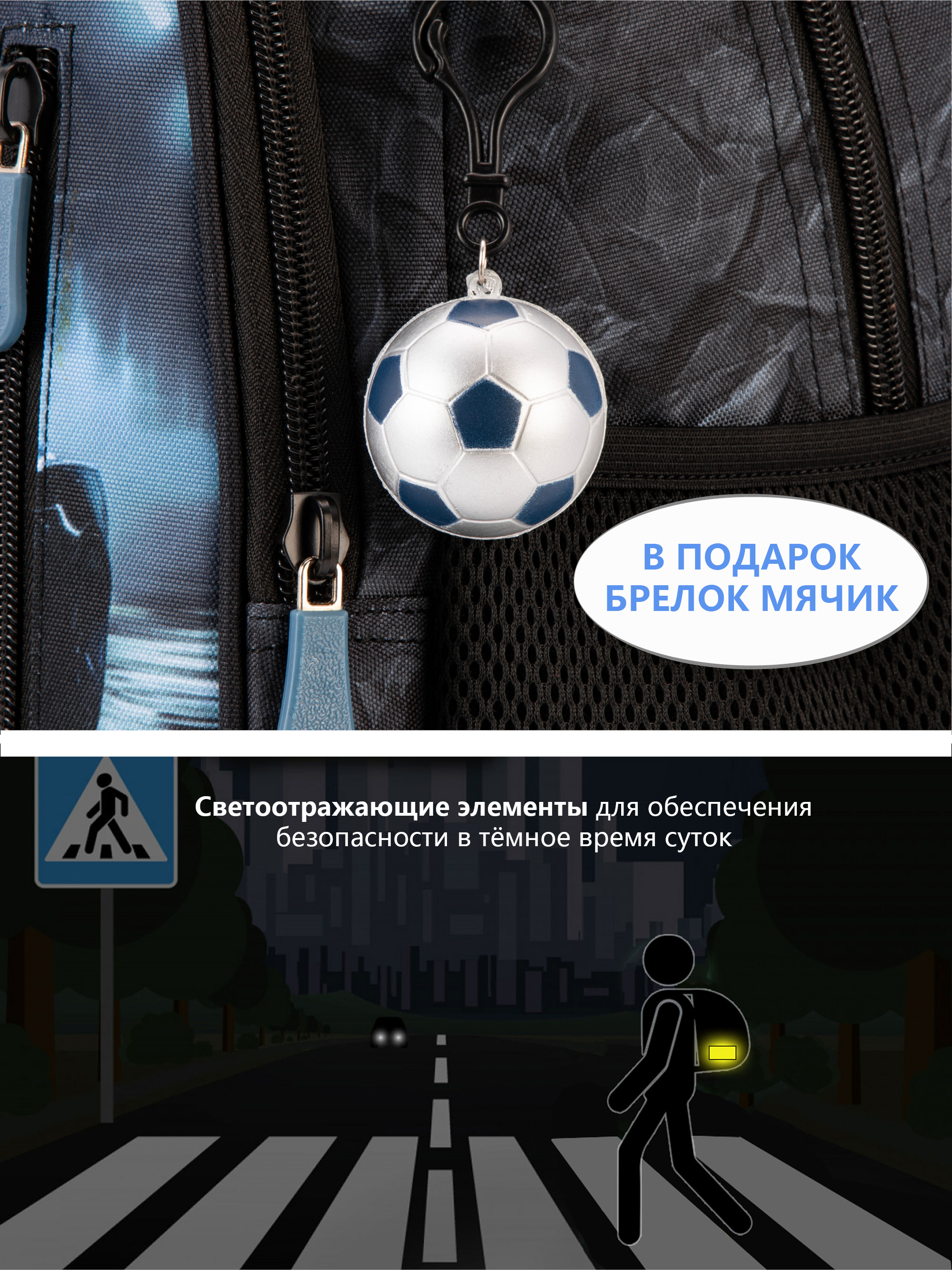 Рюкзак School Standard первокласснику набор 4 в 1 - фото 12