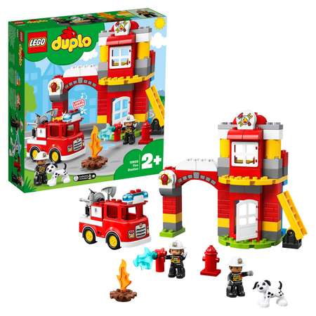 Конструктор LEGO DUPLO Пожарное депо блочный