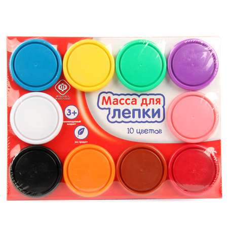 Масса для лепки Фабрика Фантазий 10 цв.