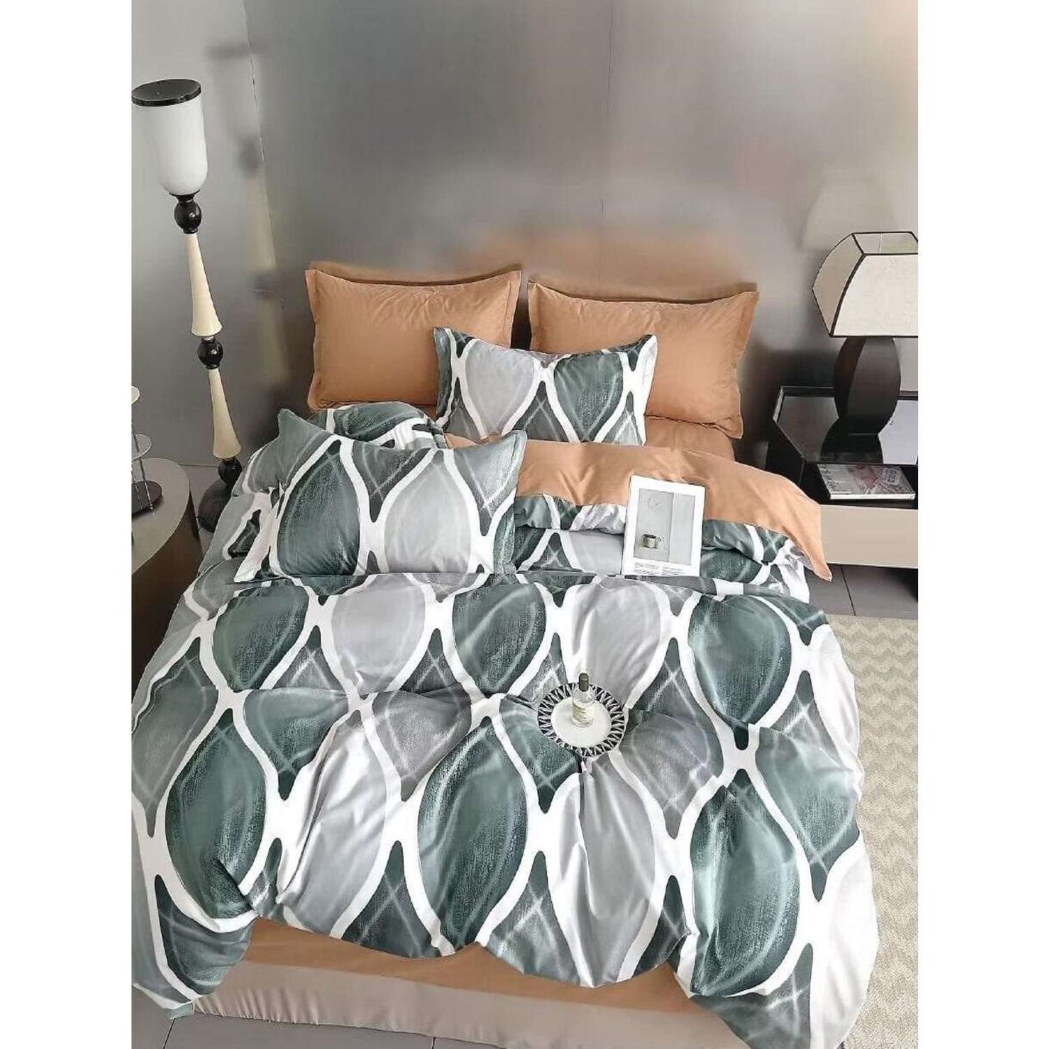 Комплект постельного белья Ярмарка снов евро в ассортименте - фото 7