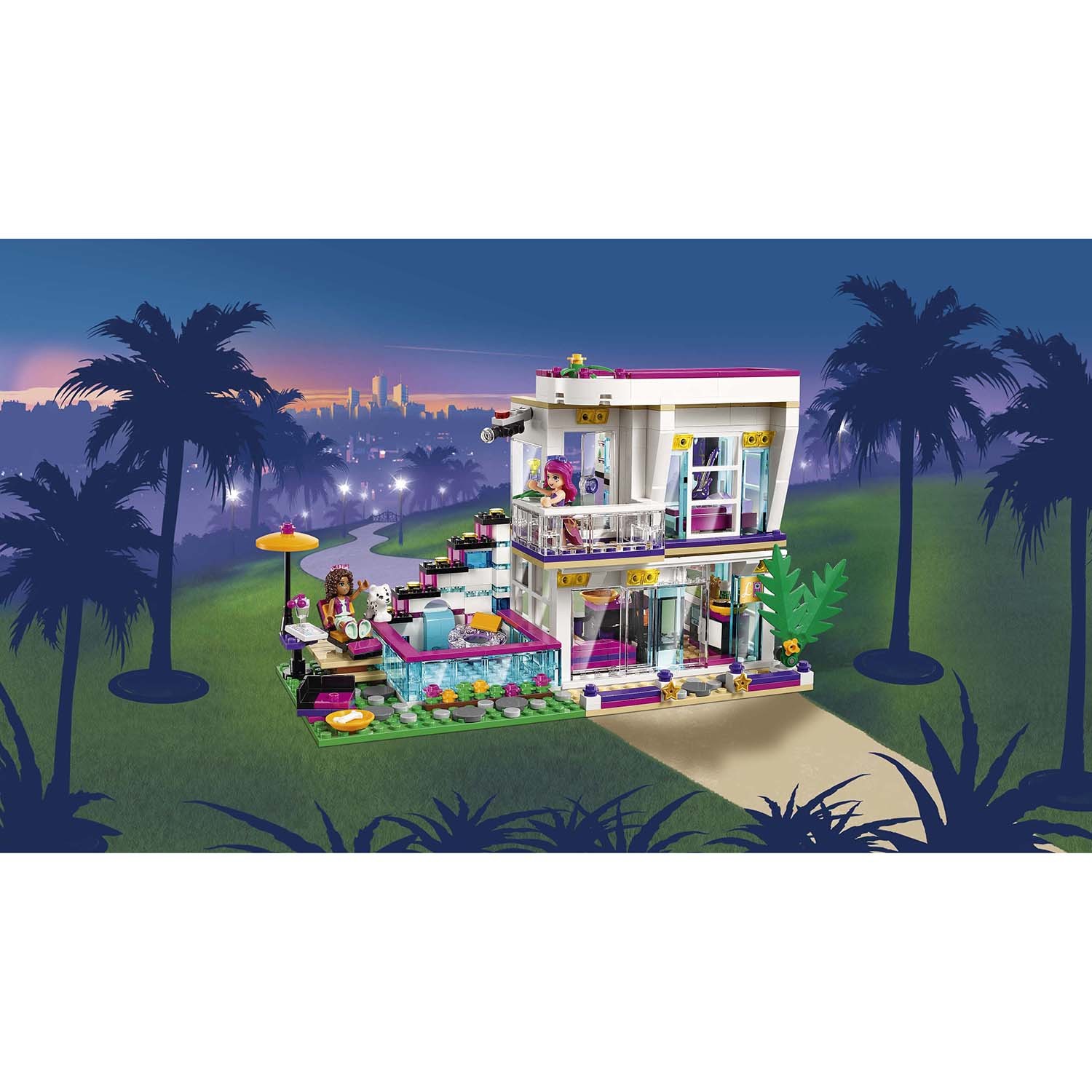 Конструктор LEGO Friends Поп-звезда: дом Ливи блочный - фото 4
