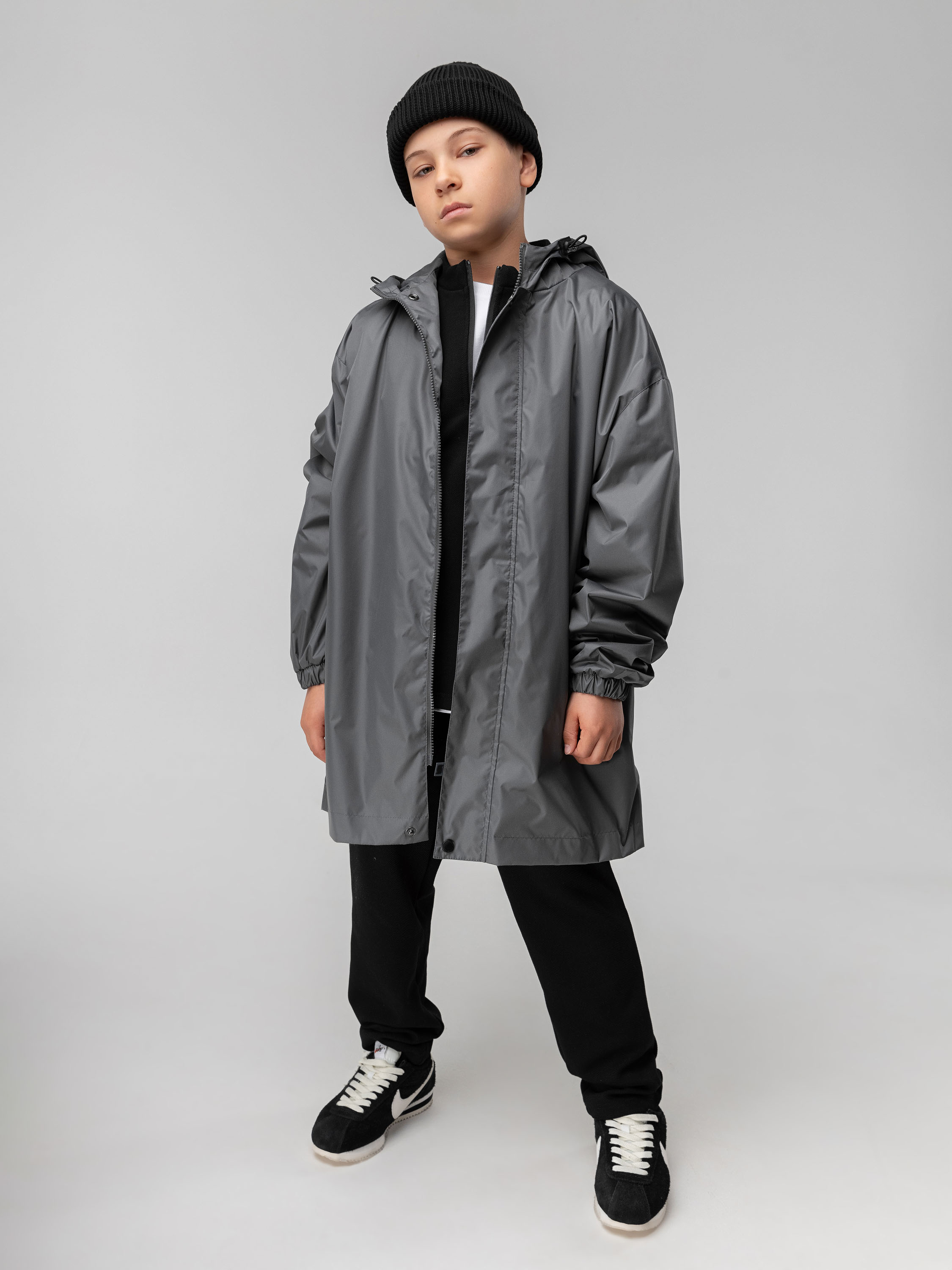 Плащ Bodo 49-8U_темно-серый - фото 2