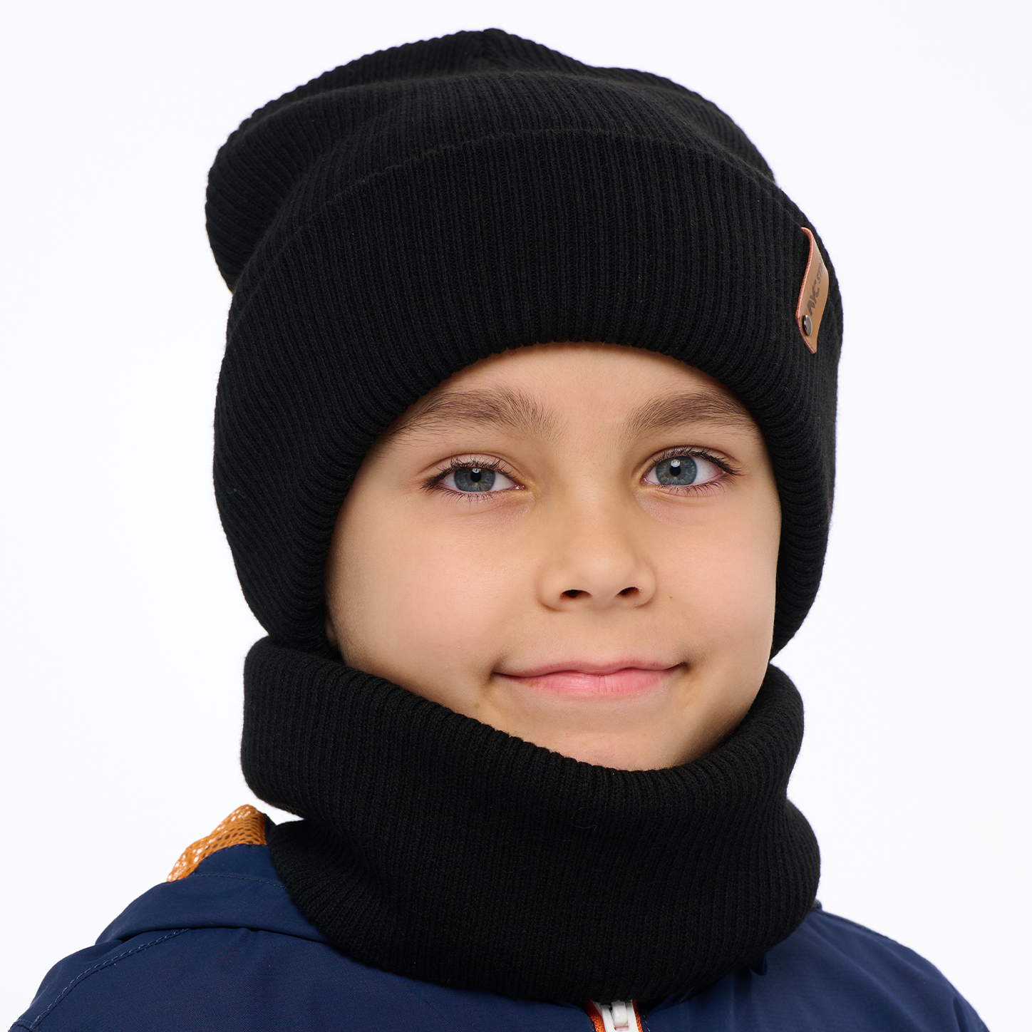 Шапка и снуд KUBRIO KU-H-42-lopataB-black - фото 6