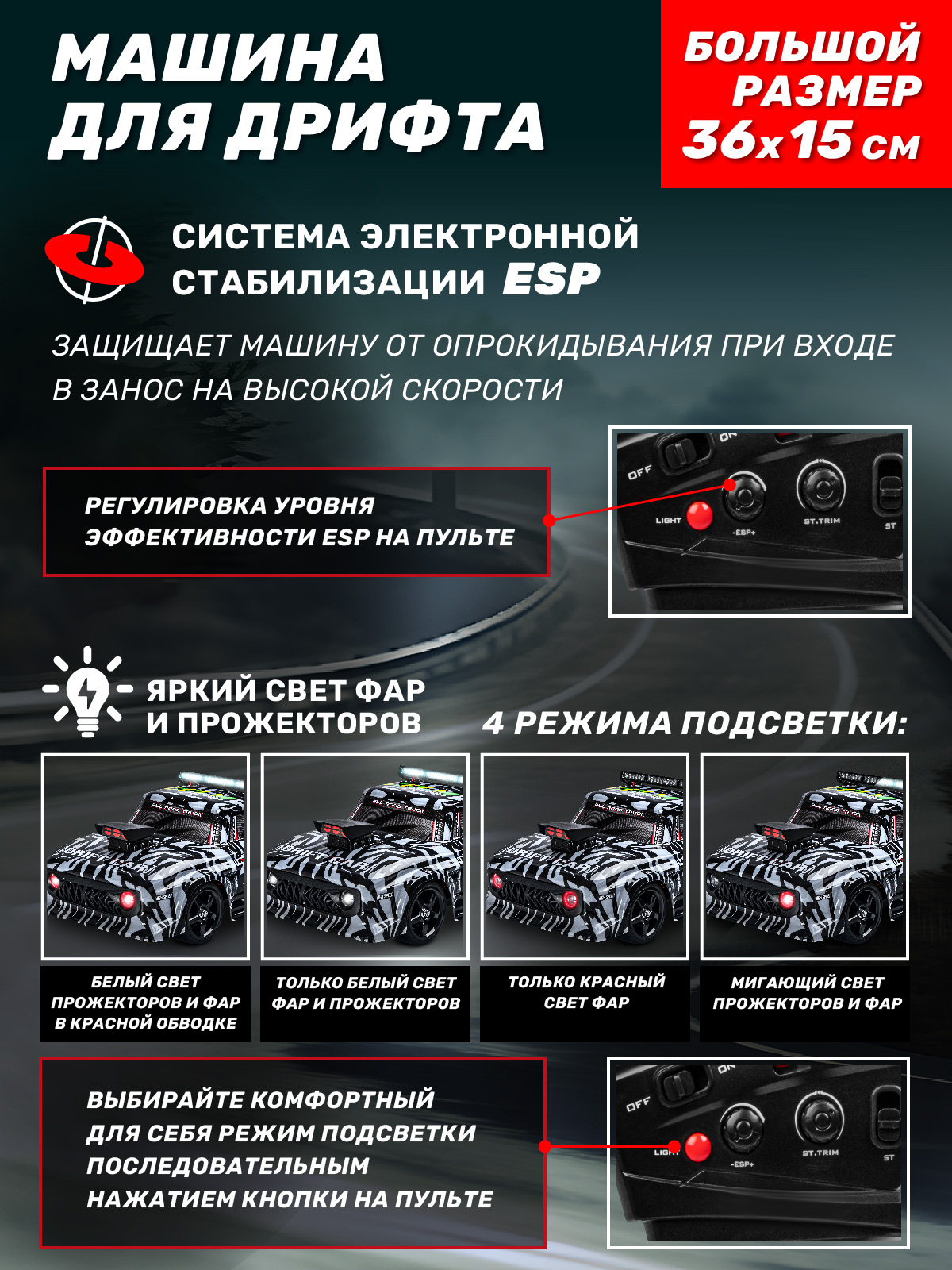 Автомобиль РУ AUTODRIVE 1:12 - фото 3