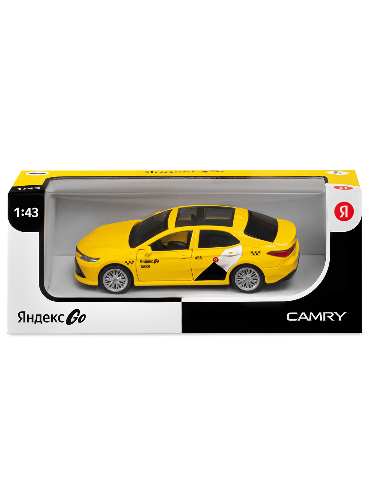 Автомобиль Яндекс GO Toyota Camry Такси 1:43 JB1251485 - фото 16