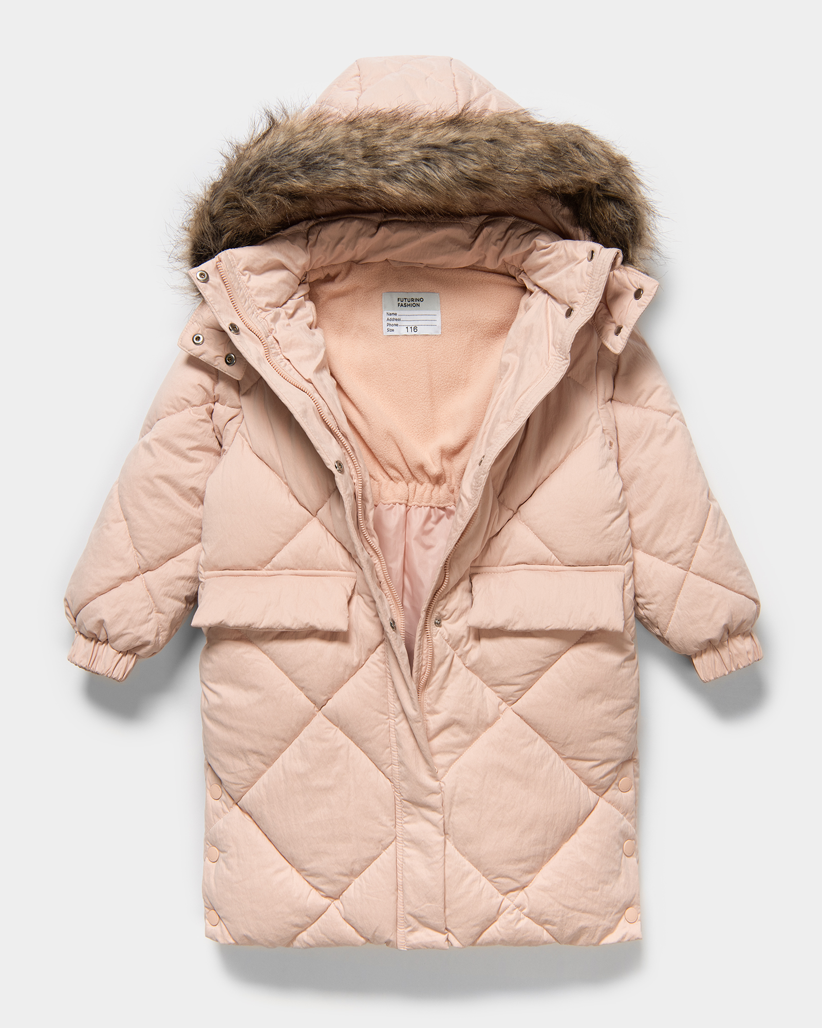 Пальто Futurino Fashion W24FF-3GO53tg-DG - фото 4