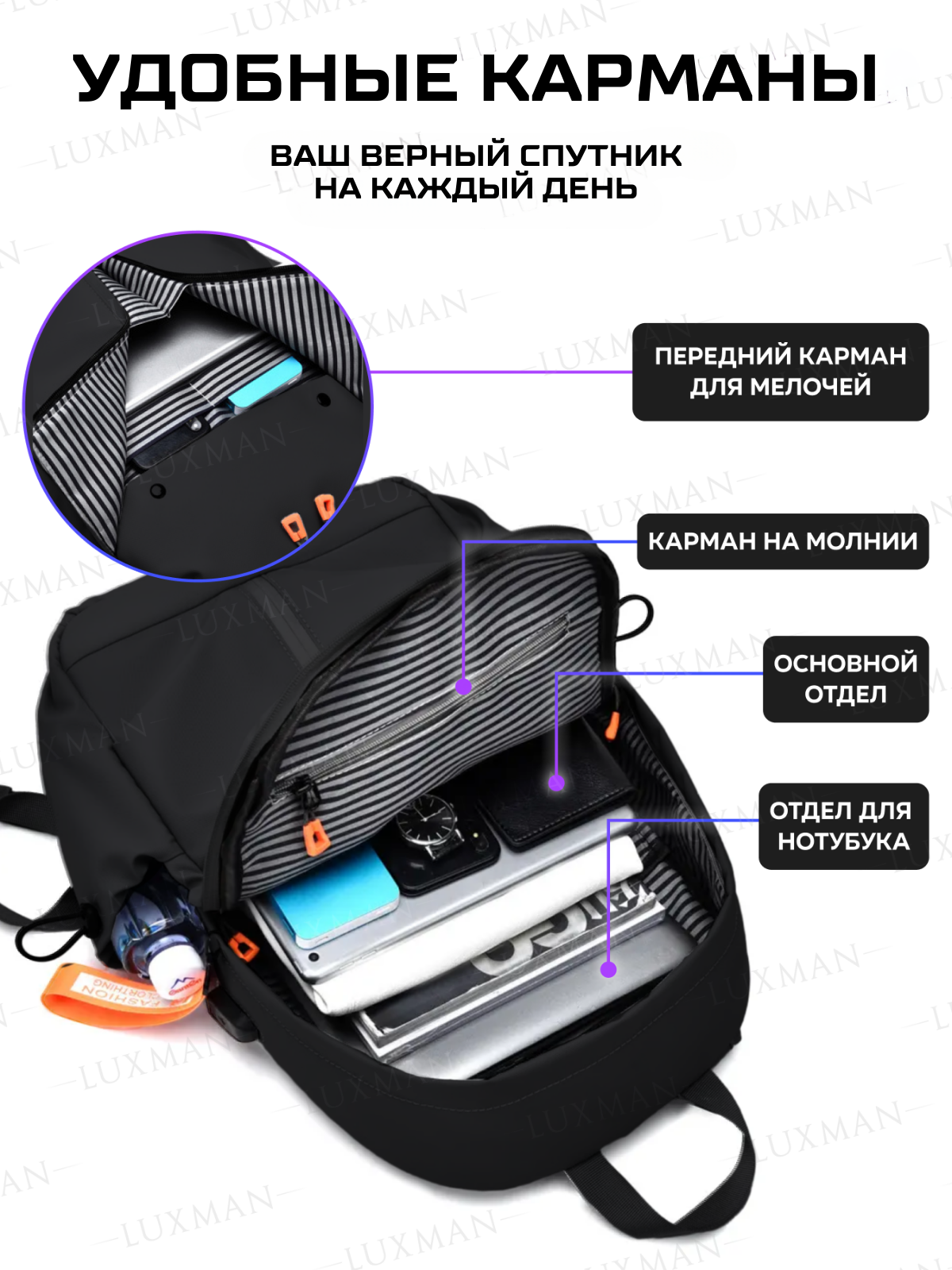 Рюкзак дошкольный LUXMAN в ассортименте - фото 7