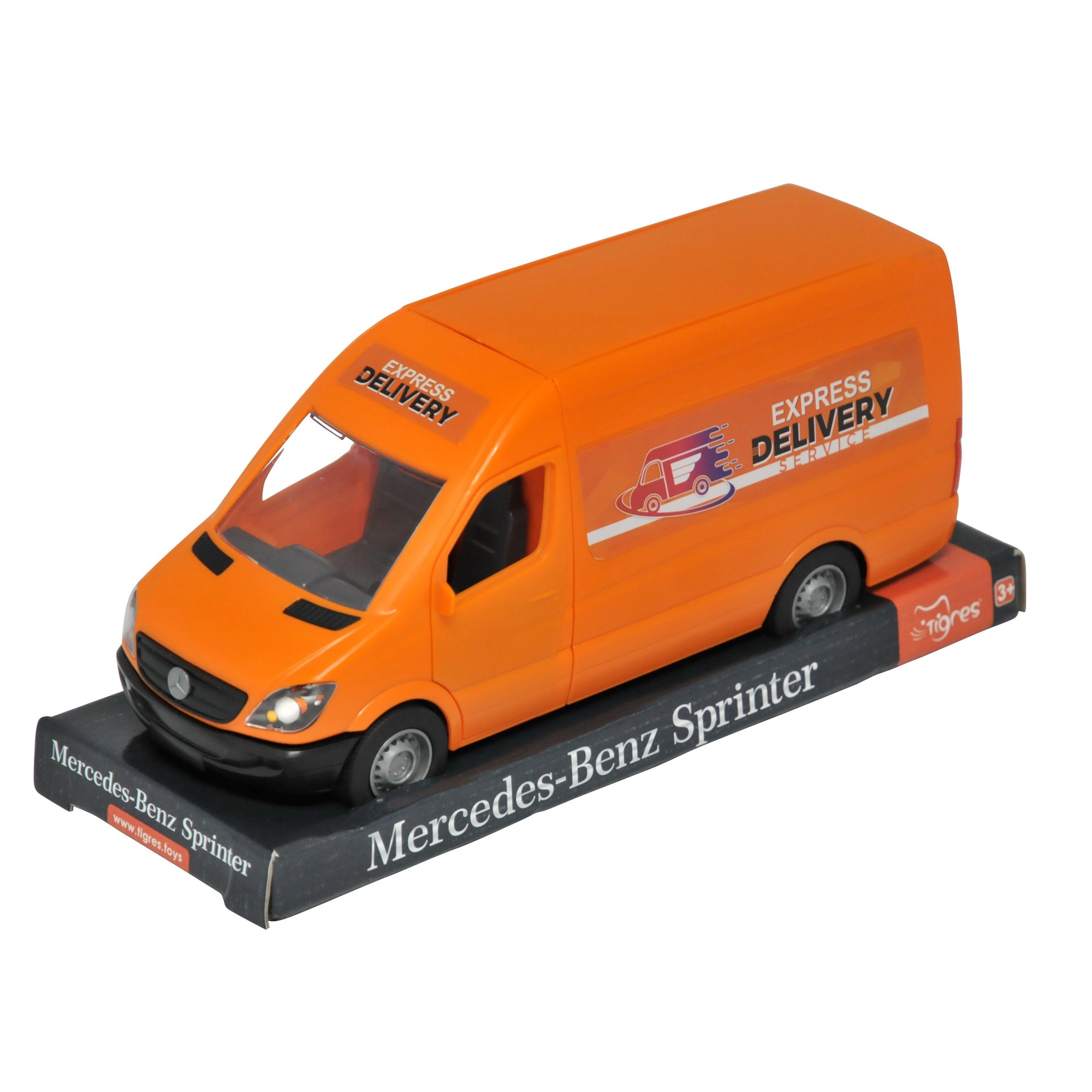 Автомобиль TIGRES Mercedes Sprinter 1:24 39719 - фото 1