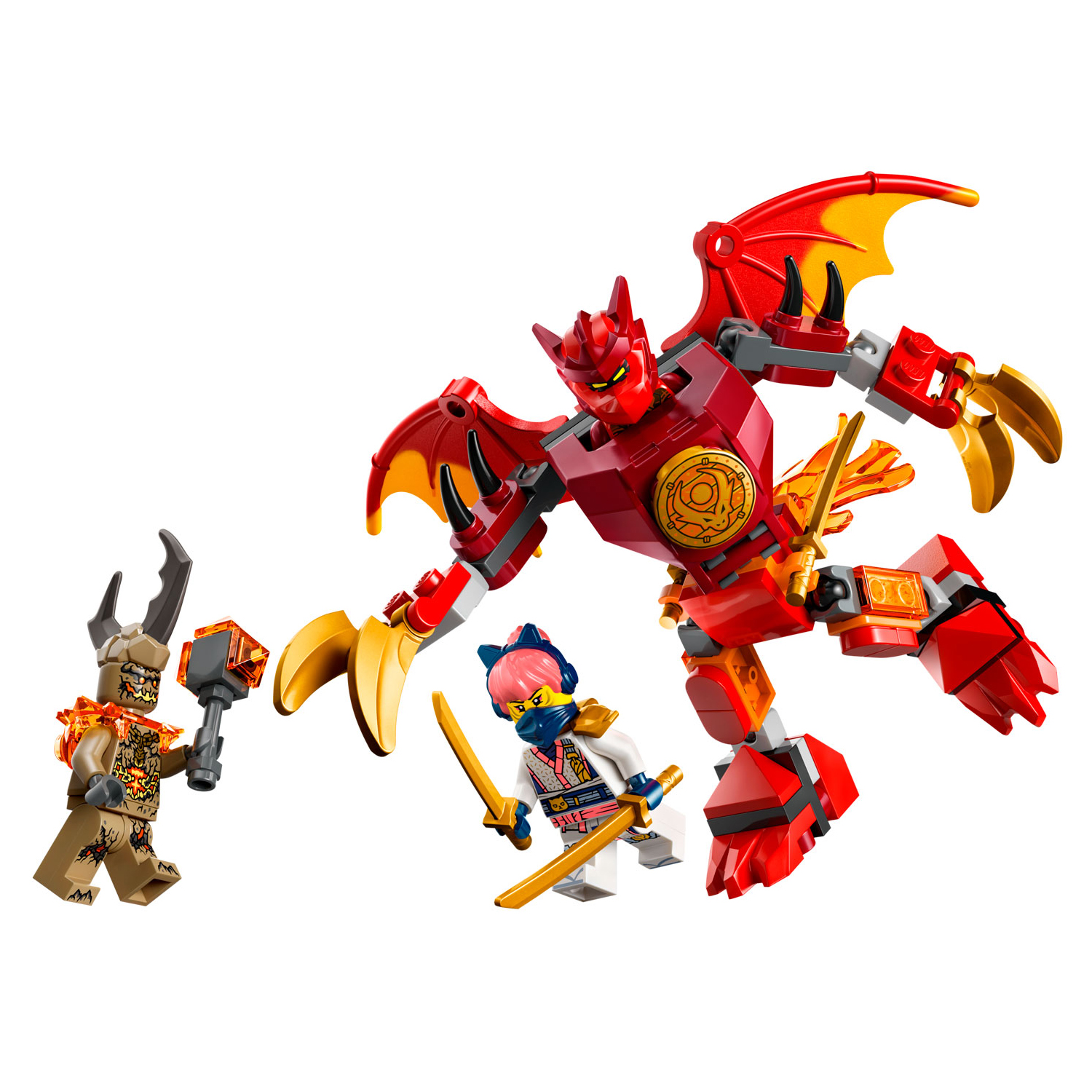 Конструктор LEGO NINJAGO Боевой набор «Дракон Кая» 85 дет. - фото 4