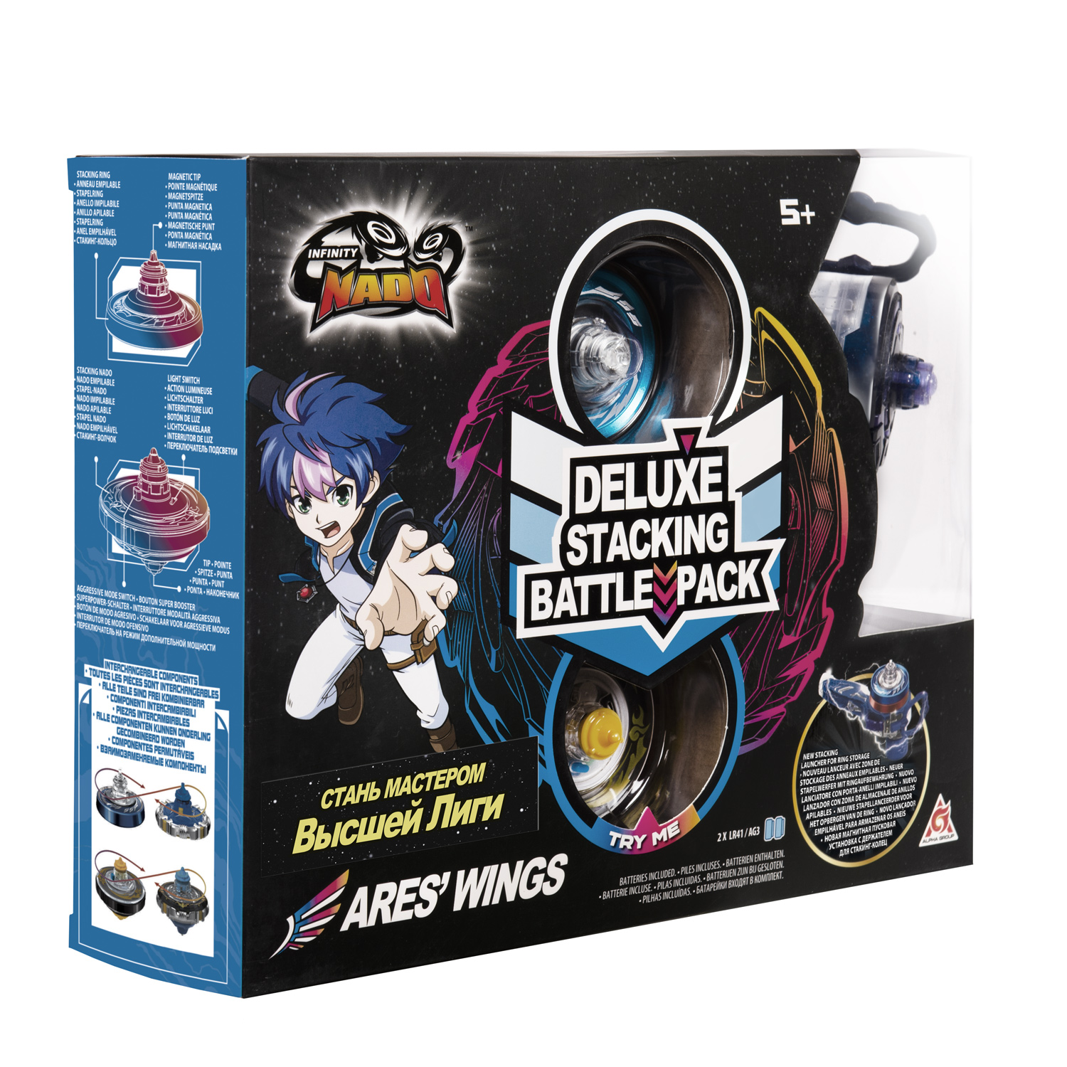 Игровой набор Infinity Nado Волчок Стакинг Ares Wings - фото 3