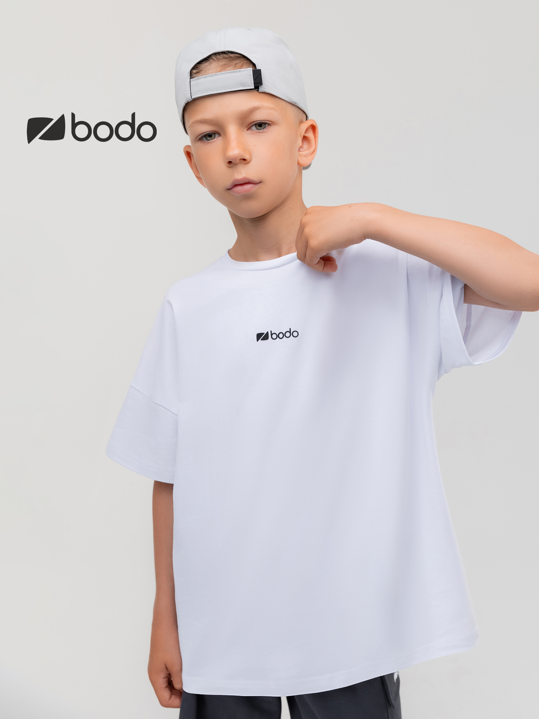 Футболка Bodo 4-435MU_белый (черный) - фото 4