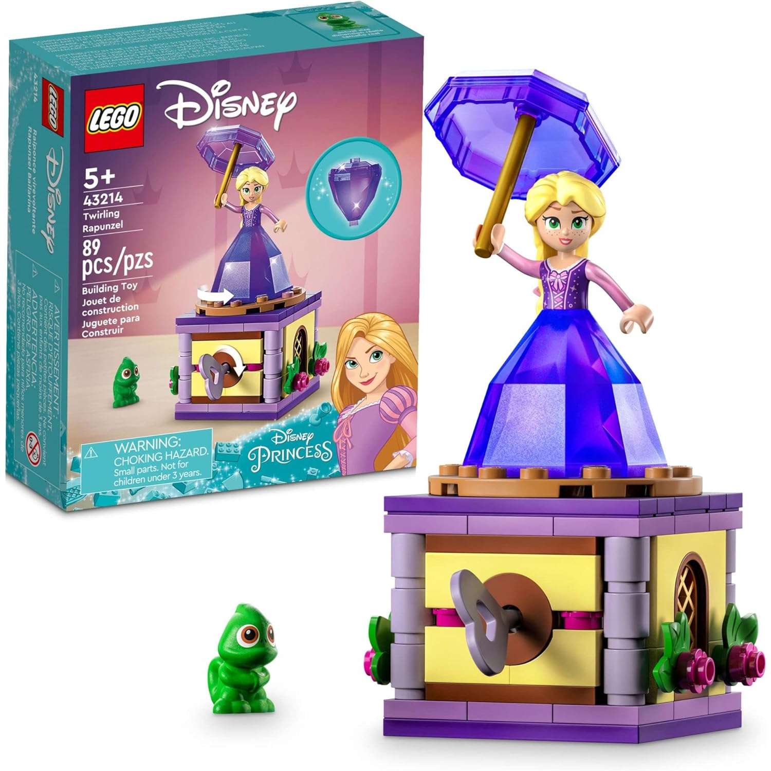 Конструктор LEGO Disney Princess Вращающаяся Рапунцель 89 дет. - фото 1