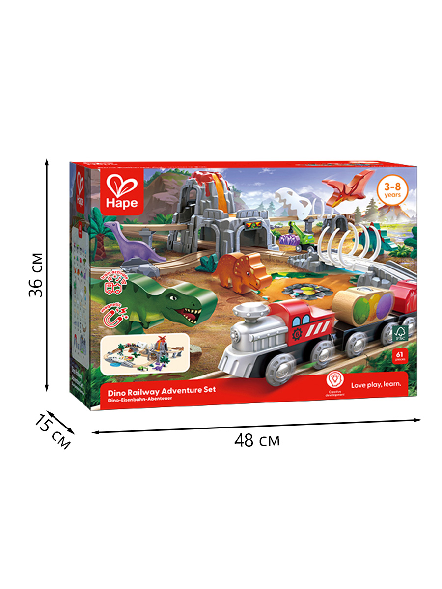 Набор железнодорожный Hape 86 см E3795_HP - фото 16