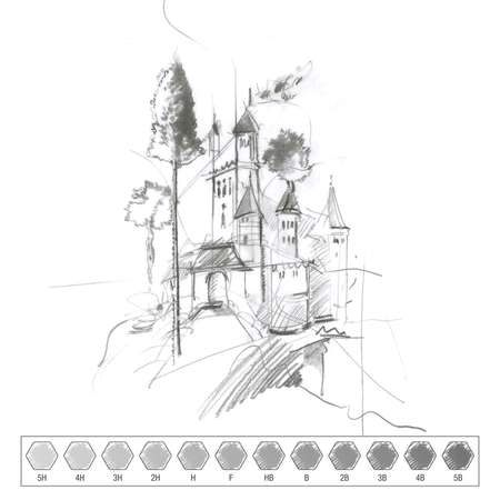 Карандаши чернографитные Faber Castell 12 шт.
