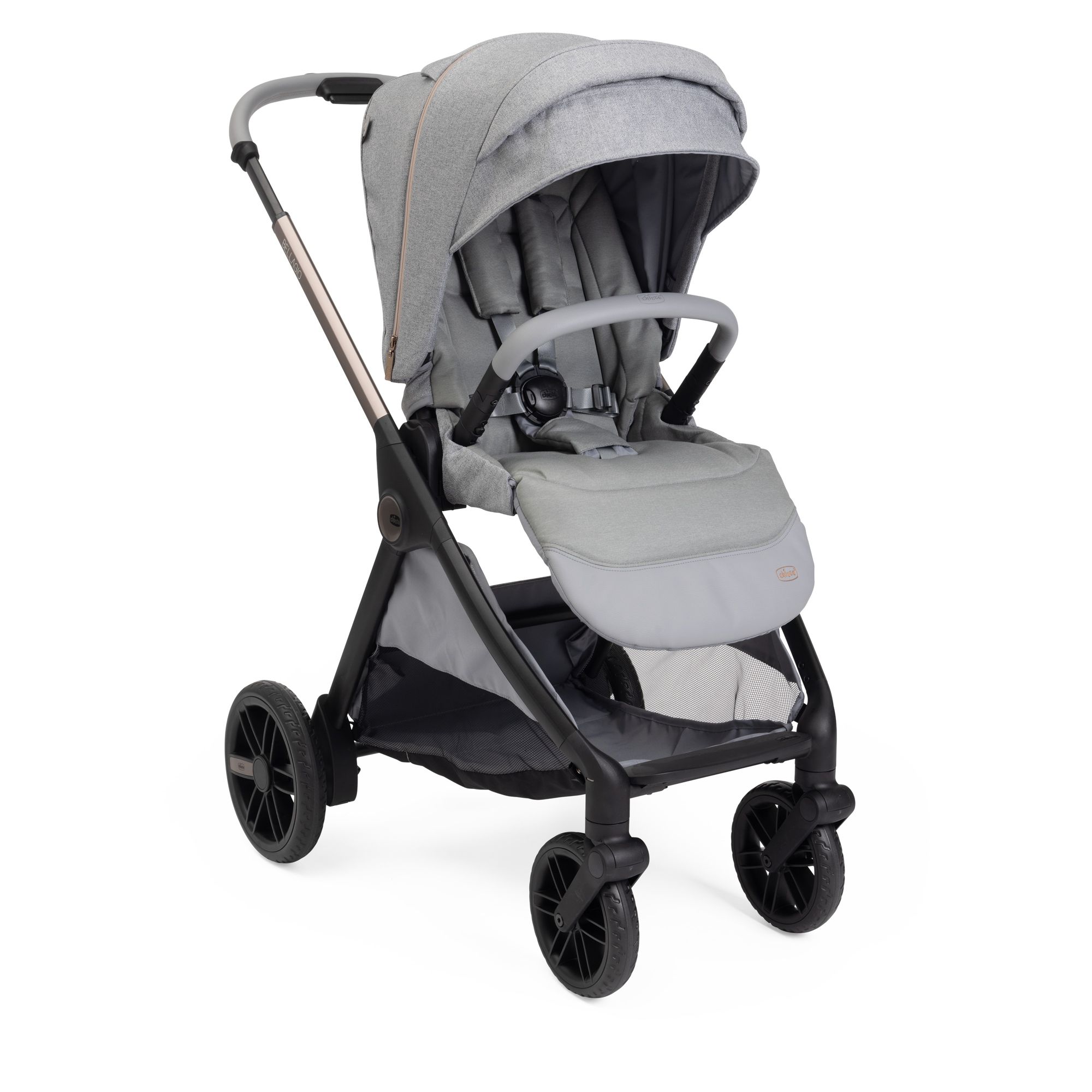 Коляска прогулочная Chicco серый - фото 22