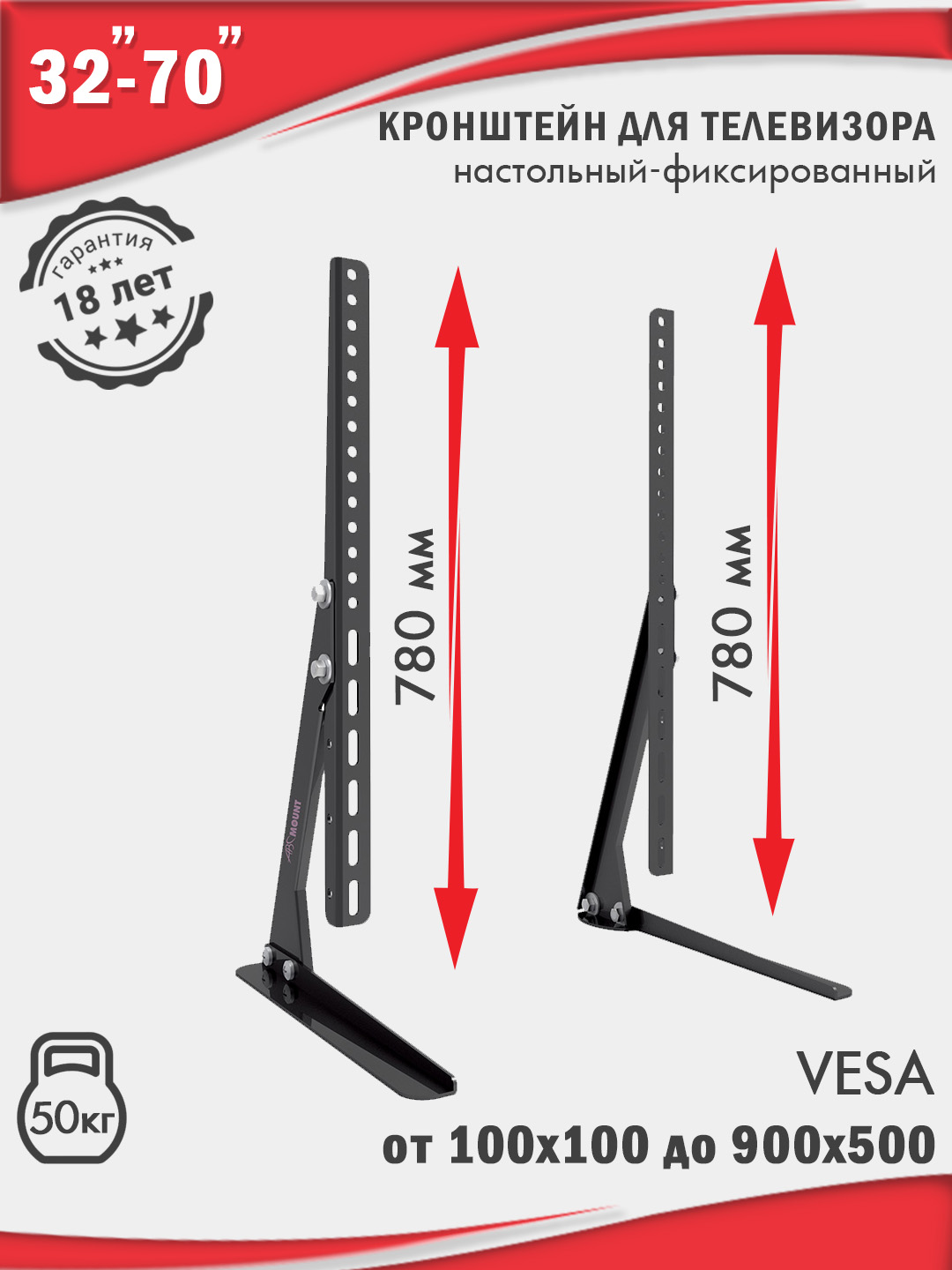 Кронштейн для телевизоров ABC Mount STAND-02 - фото 1