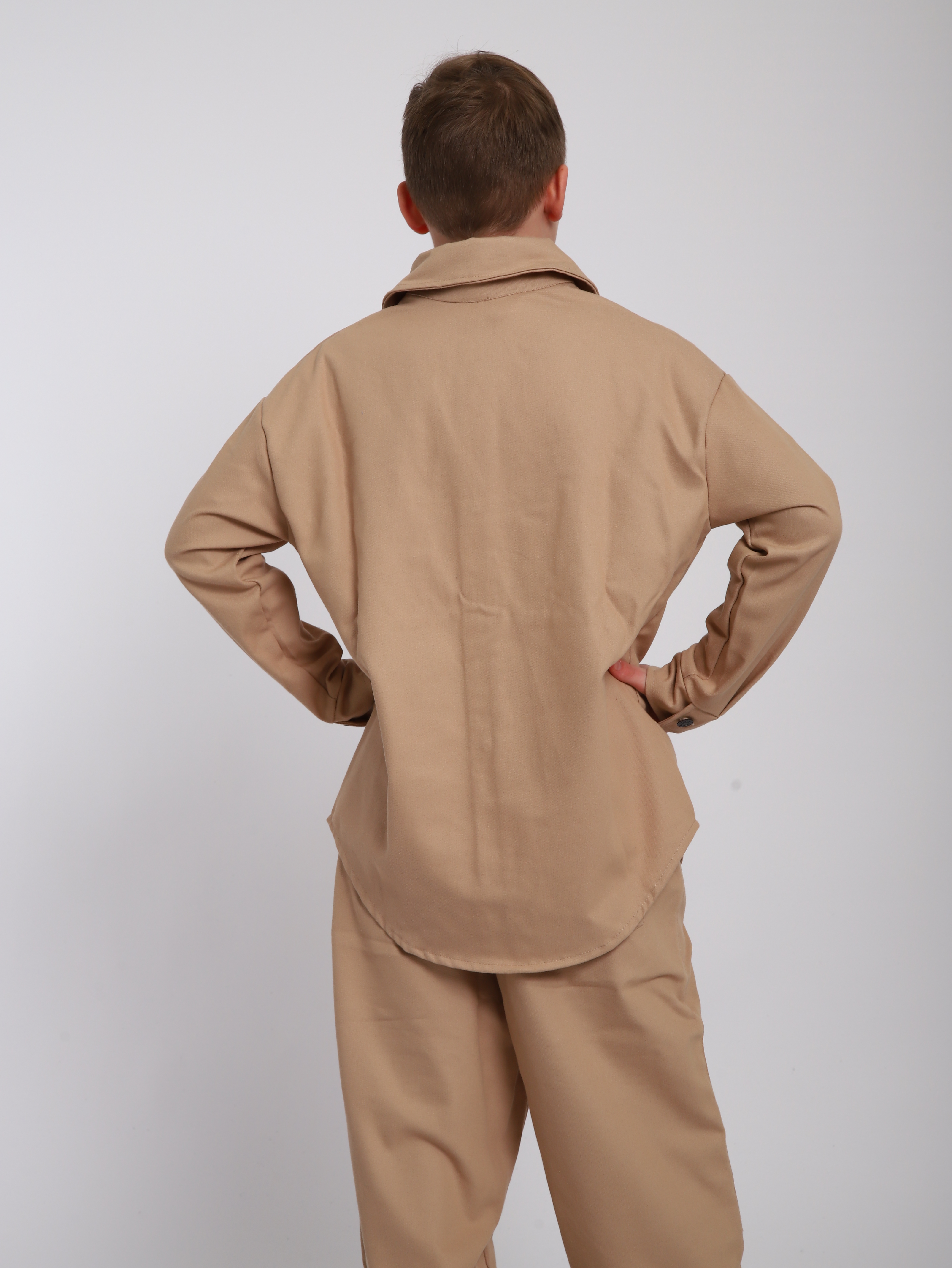 Костюм ЛАДОШКИ Комплект Деним бежевый - фото 16