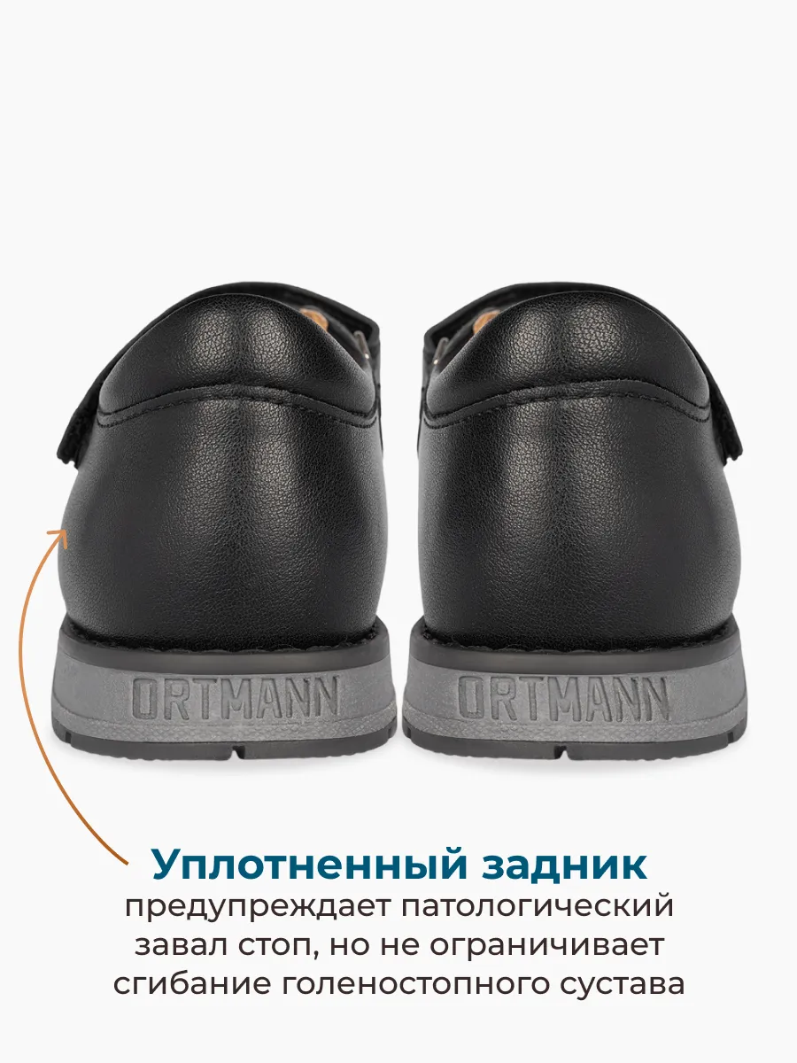 Сандалии ORTMANN kids 21.27_Kolin_черный - фото 8